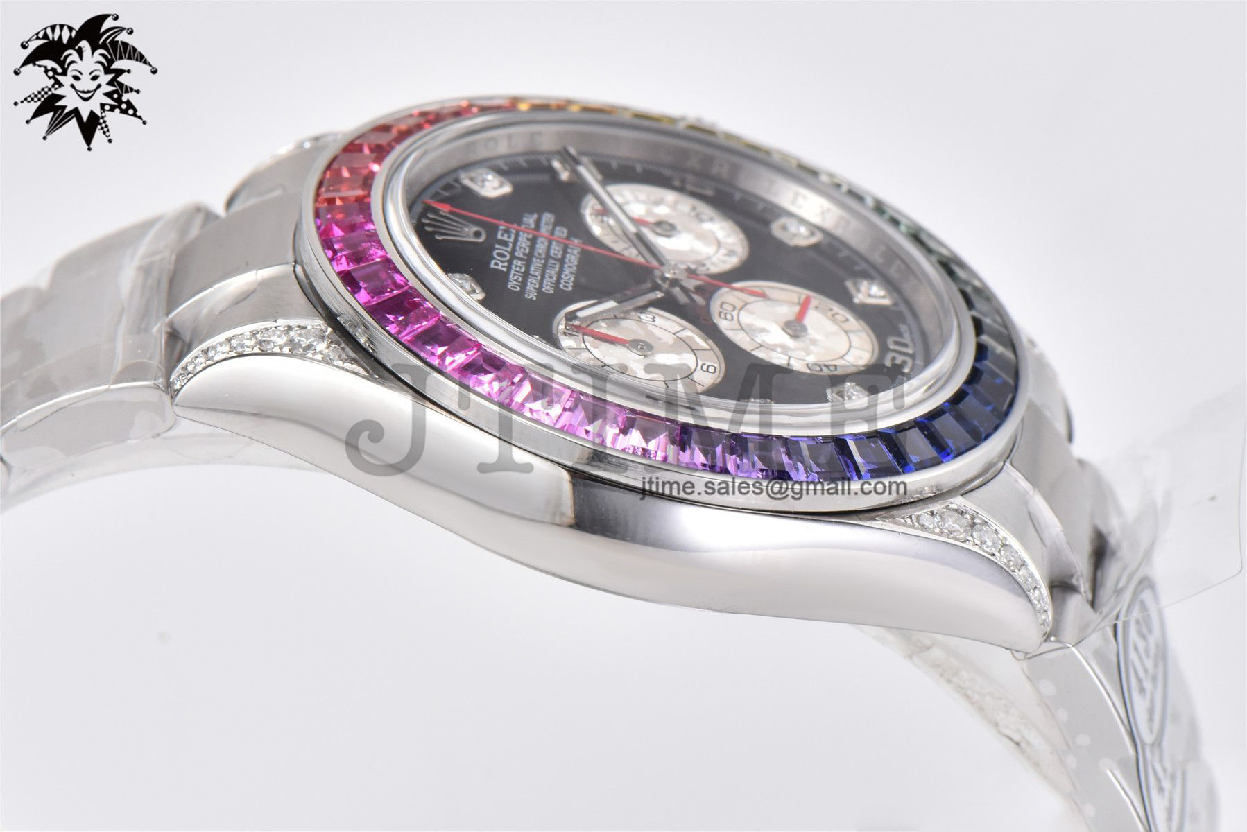 Daytona 116599RBOW Rainbow Bezel Custom Modified SA4130 (Based on Clean Factory Daytona) - Image 7