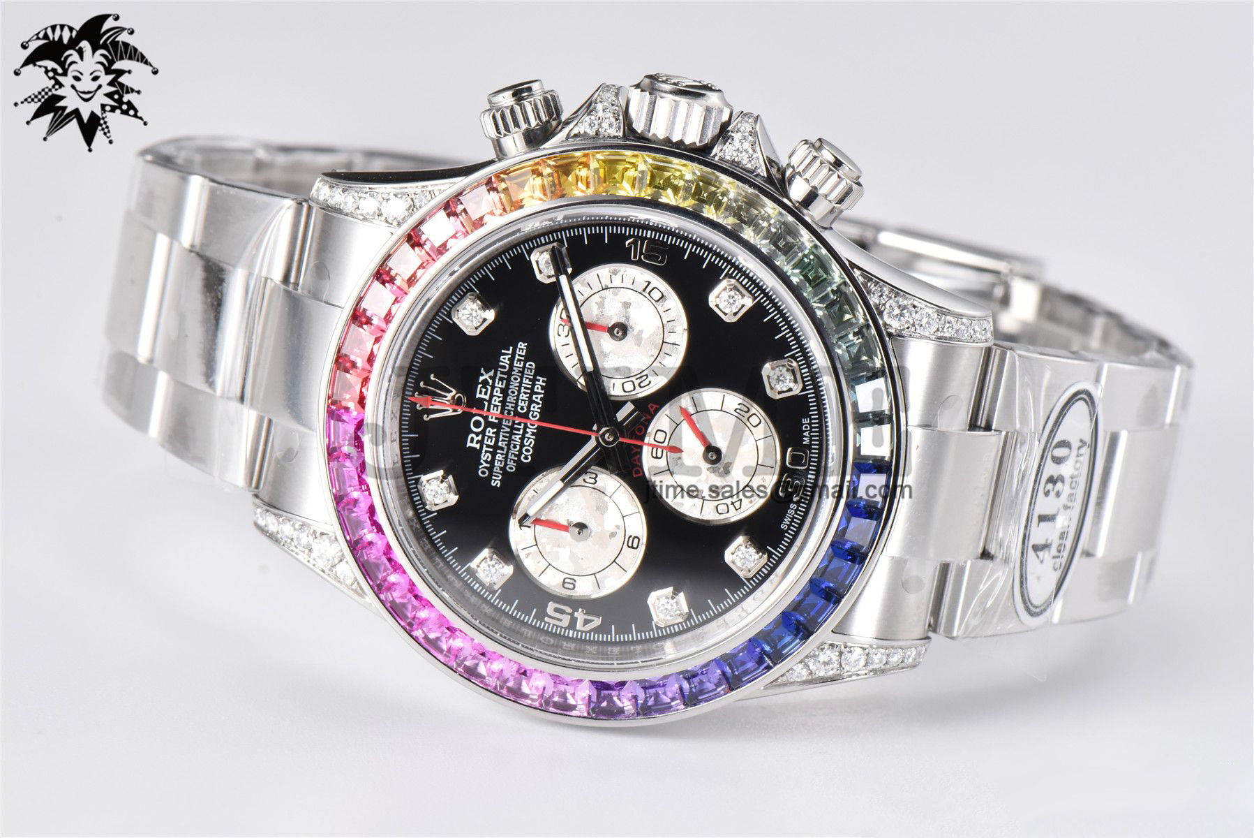 Daytona 116599RBOW Rainbow Bezel Custom Modified SA4130 (Based on Clean Factory Daytona) - Image 5