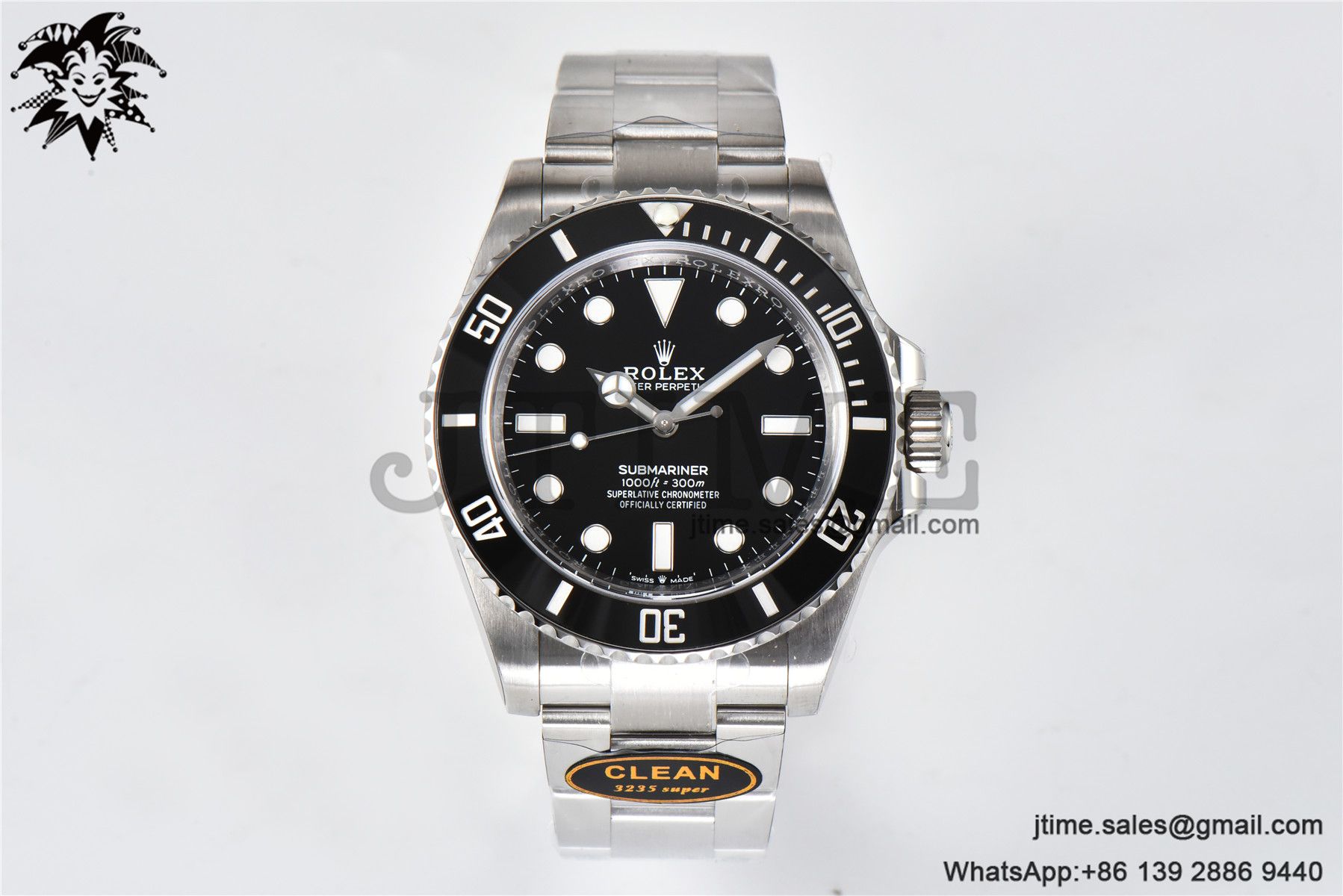 Submariner 124060LN 41mm No Date Clean Factory 1:1 Best Edition 904L Steel Black Dial VR3230 - Image 2