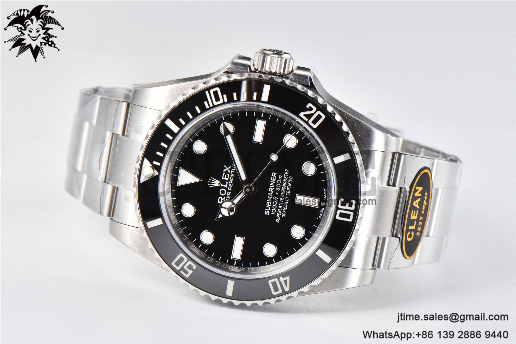 Submariner 124060LN 41mm No Date Clean Factory 1:1 Best Edition 904L Steel Black Dial VR3230 - Image 3
