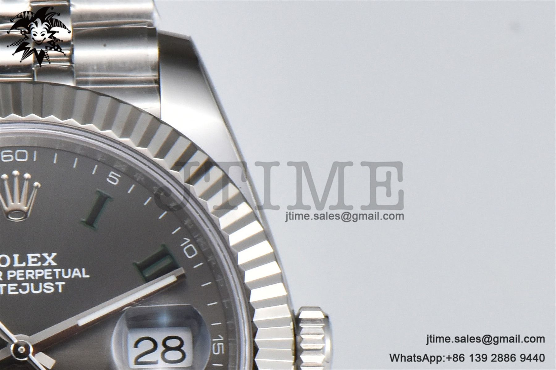 DateJust 126334 904L SS Clean Factory Best Edition Wimbledon Dial on Jubilee Bracelet S3235 - Image 11