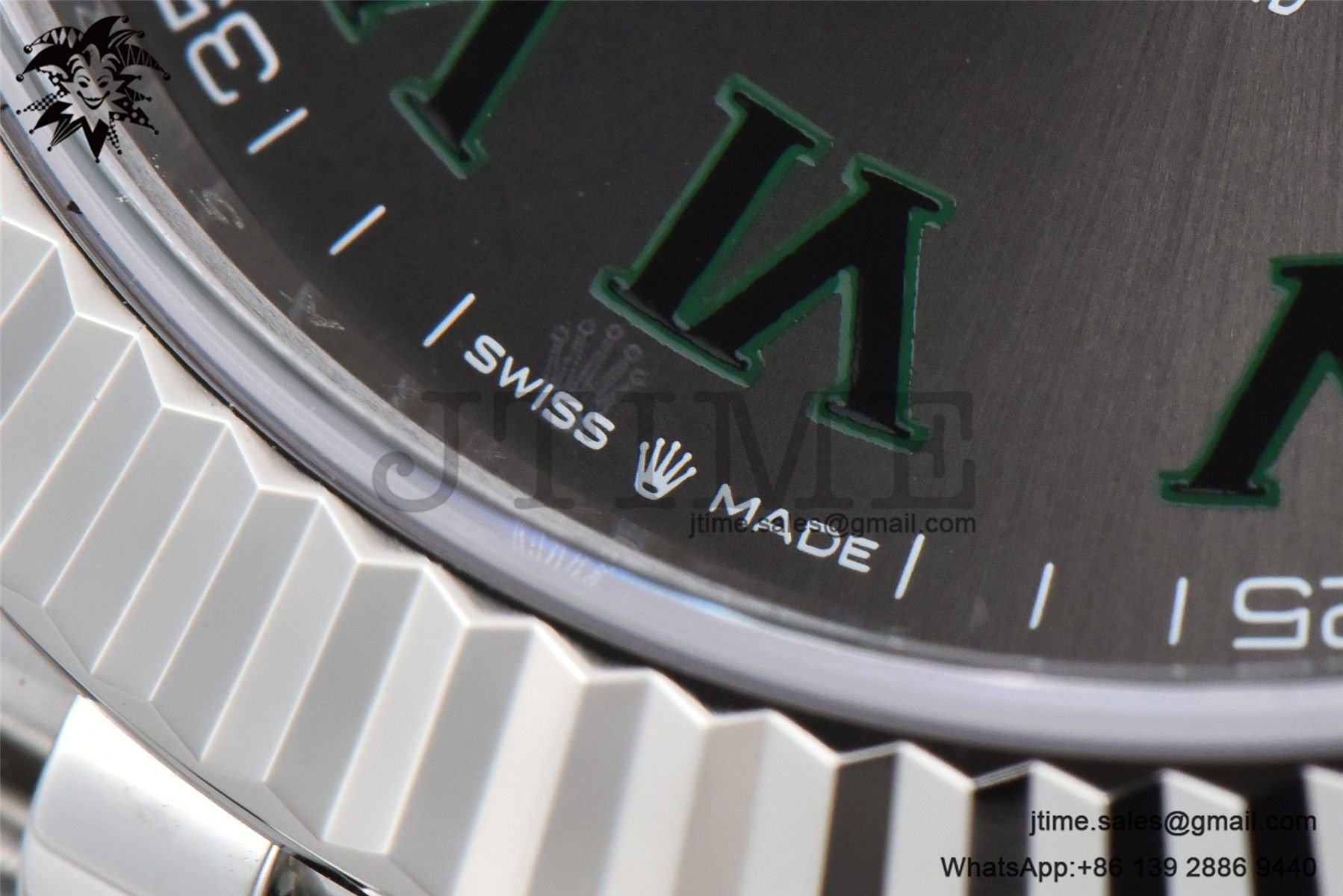 DateJust 126334 904L SS Clean Factory Best Edition Wimbledon Dial on Jubilee Bracelet S3235 - Image 15