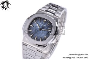 Nautilus 5711/1A PPF 1:1 Best Edition Blue Textured Dial on SS Bracelet 324CS V4