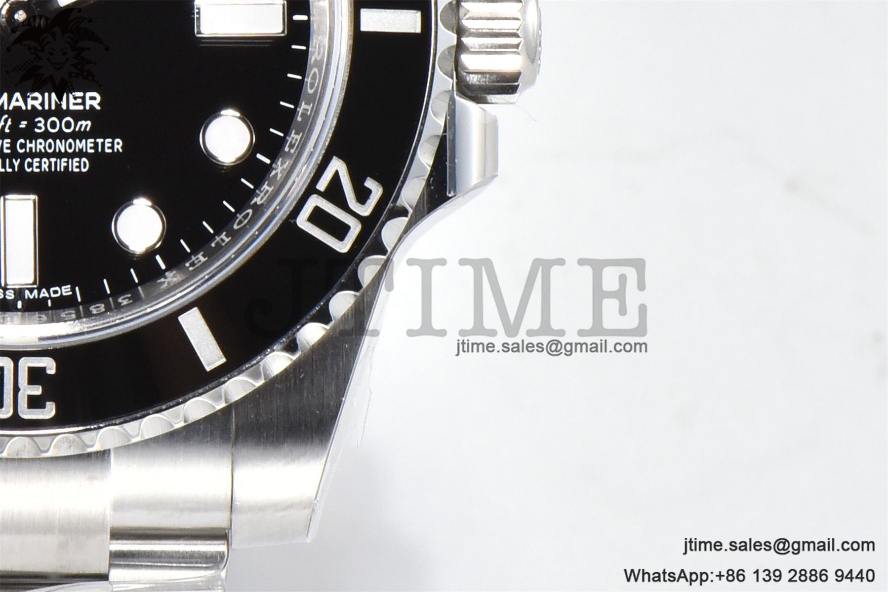 Submariner 114060 No Date Black Ceramic Clean Factory 904L 1:1 Best Edition on SS Bracelet VR3130 - Image 8