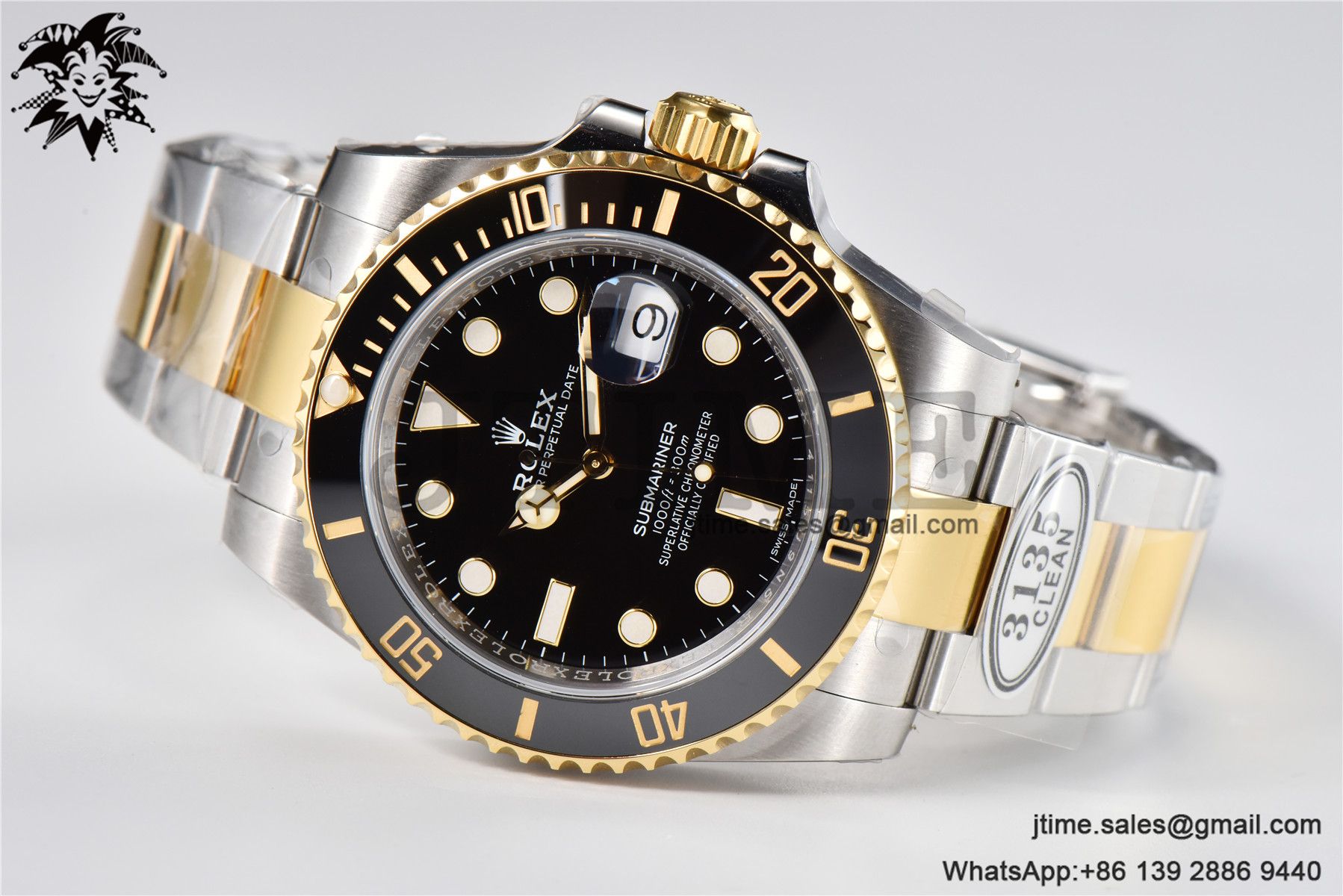 Submariner 116613 LN Black Ceramic Clean Factory 1:1 Best Edition 904L SS Case and Bracelet VS3135 - Image 3