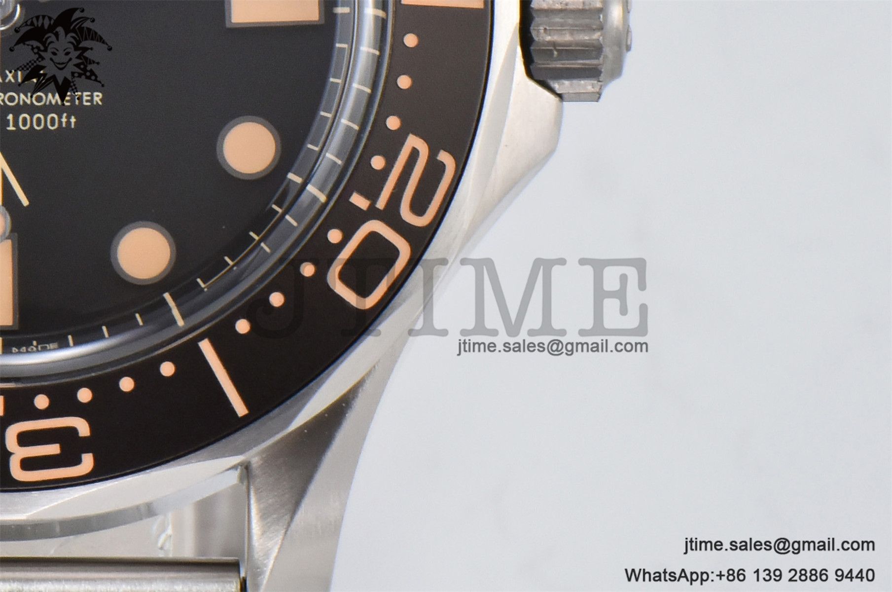 Seamaster 300 "No Time to Die" Limited Edition ORF 1:1 Best Edition on SS Mesh Bracelet A8806 - Image 8