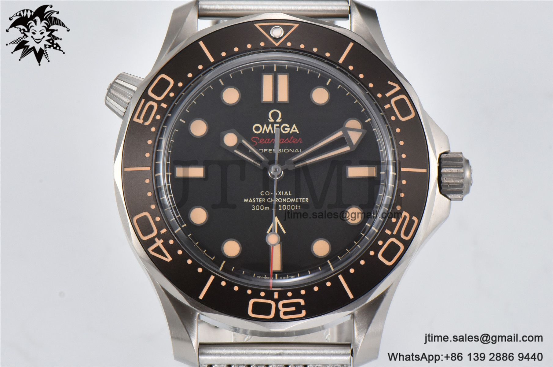 Seamaster 300 "No Time to Die" Limited Edition ORF 1:1 Best Edition on SS Mesh Bracelet A8806 - Image 5