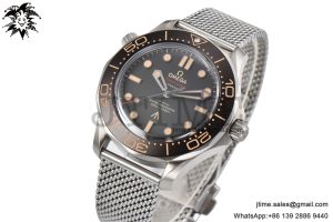 Seamaster 300 "No Time to Die" Limited Edition ORF 1:1 Best Edition on SS Mesh Bracelet A8806