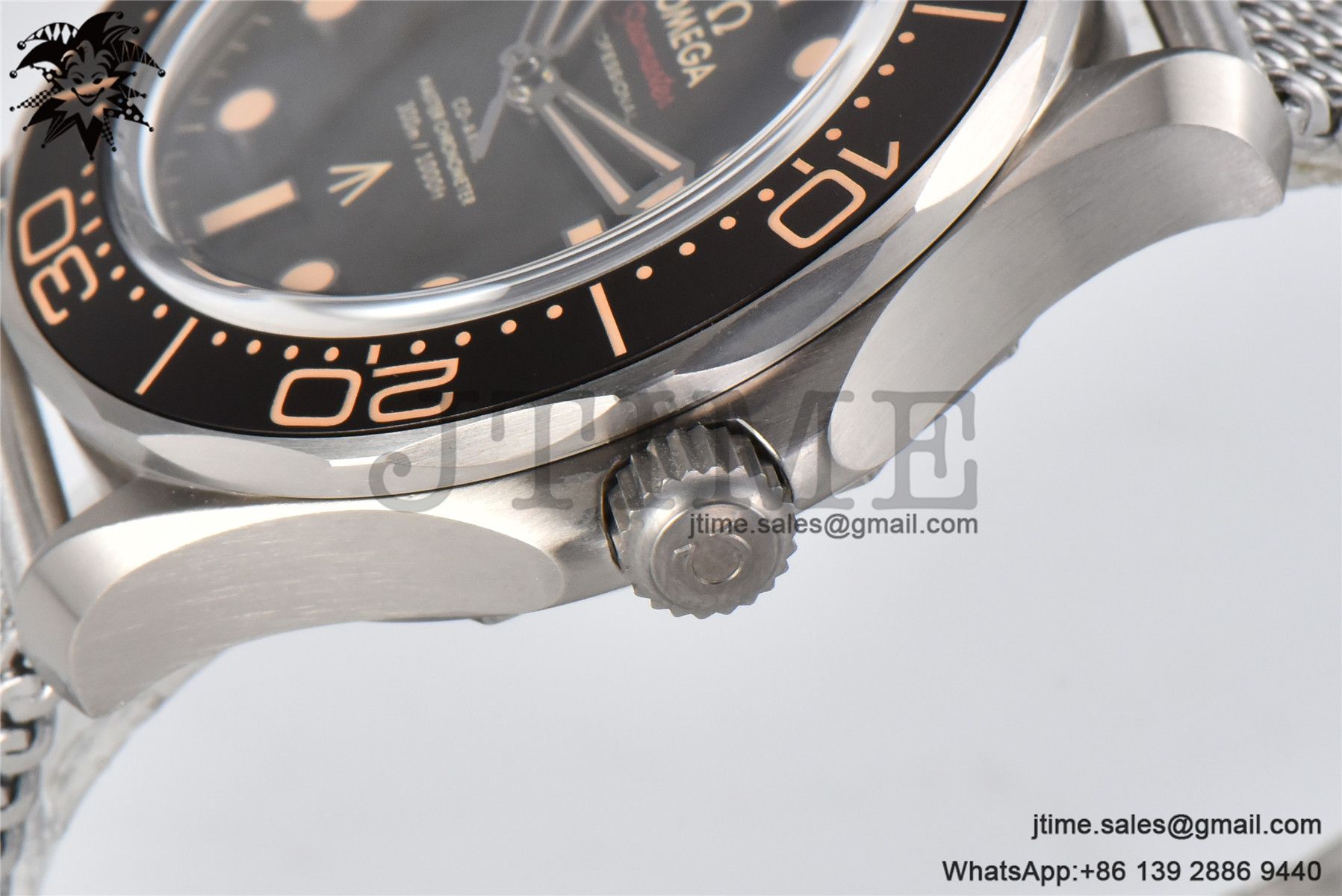 Seamaster 300 "No Time to Die" Limited Edition ORF 1:1 Best Edition on SS Mesh Bracelet A8806 - Image 11