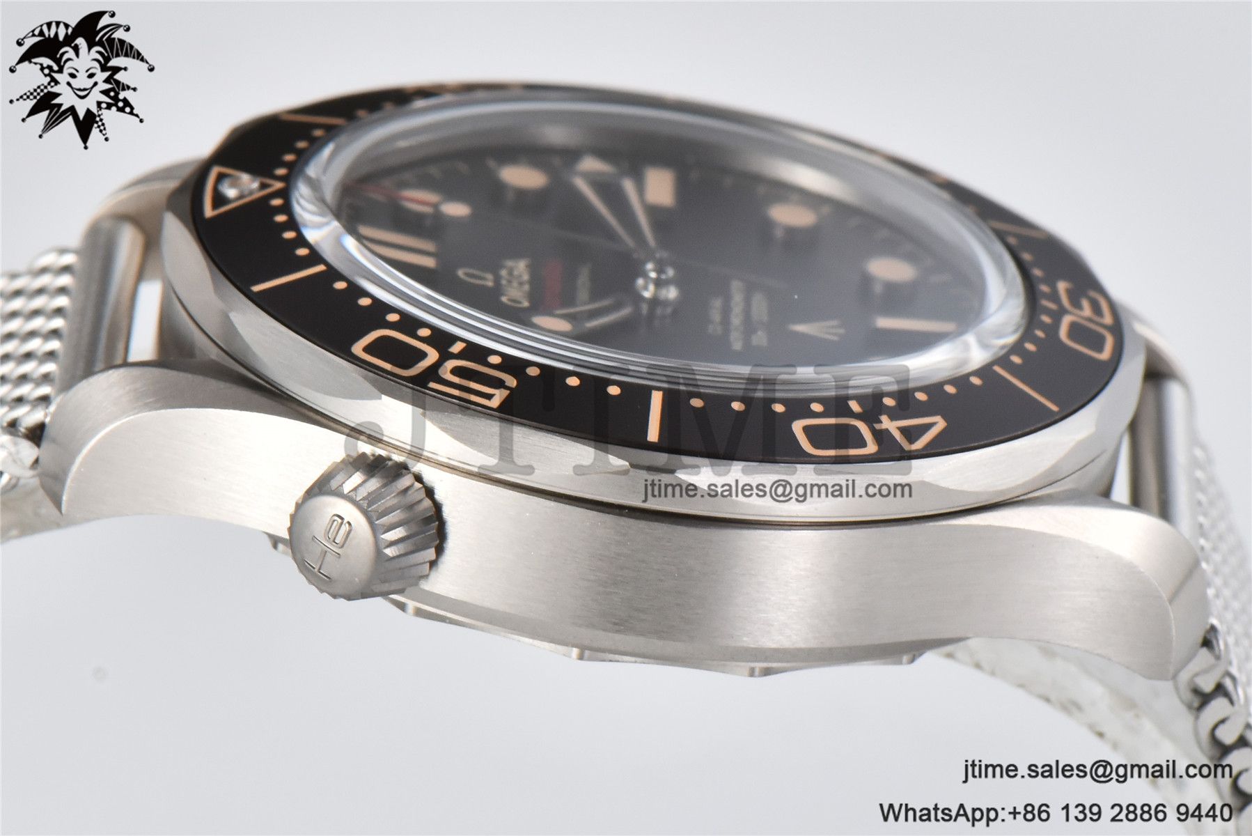 Seamaster 300 "No Time to Die" Limited Edition ORF 1:1 Best Edition on SS Mesh Bracelet A8806 - Image 6