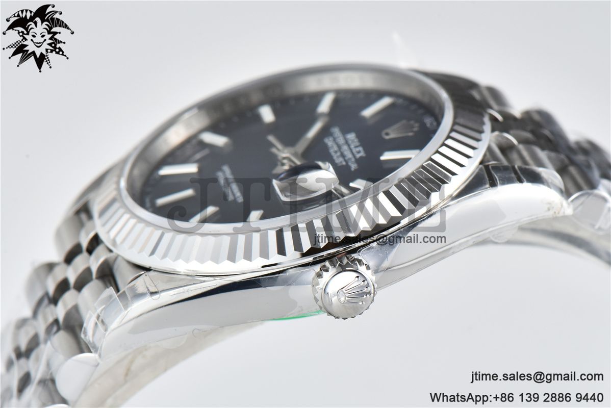 DateJust 41 126334 904L SS VSF 1:1 Best Edition Fluted Bezel Blue Dial on Jubilee Bracelet VS3235 - Image 9