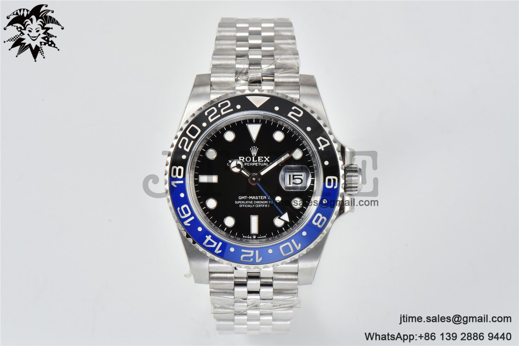 GMT-Master II 126710 BLNR Black/Blue Ceramic 904L Steel Clean Factory Best Edition on Jubilee Bracelet VR3186 CHS - Image 4