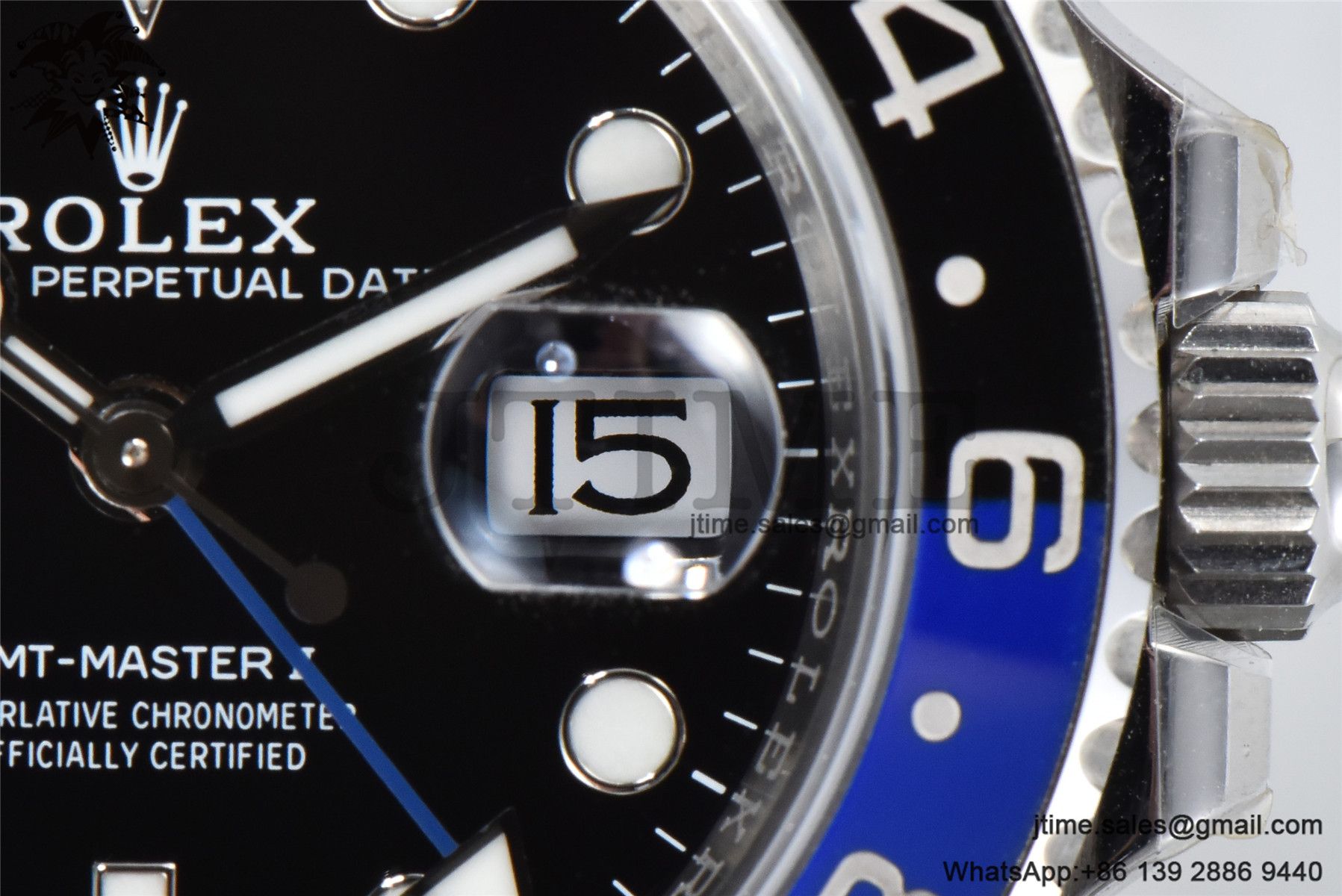 GMT-Master II 126710 BLNR Black/Blue Ceramic 904L Steel Clean Factory Best Edition on Jubilee Bracelet VR3186 CHS - Image 7