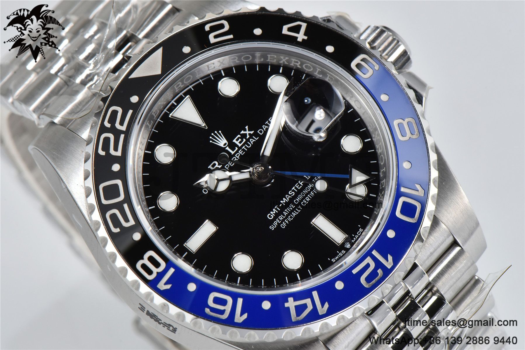 GMT-Master II 126710 BLNR Black/Blue Ceramic 904L Steel Clean Factory Best Edition on Jubilee Bracelet VR3186 CHS - Image 5