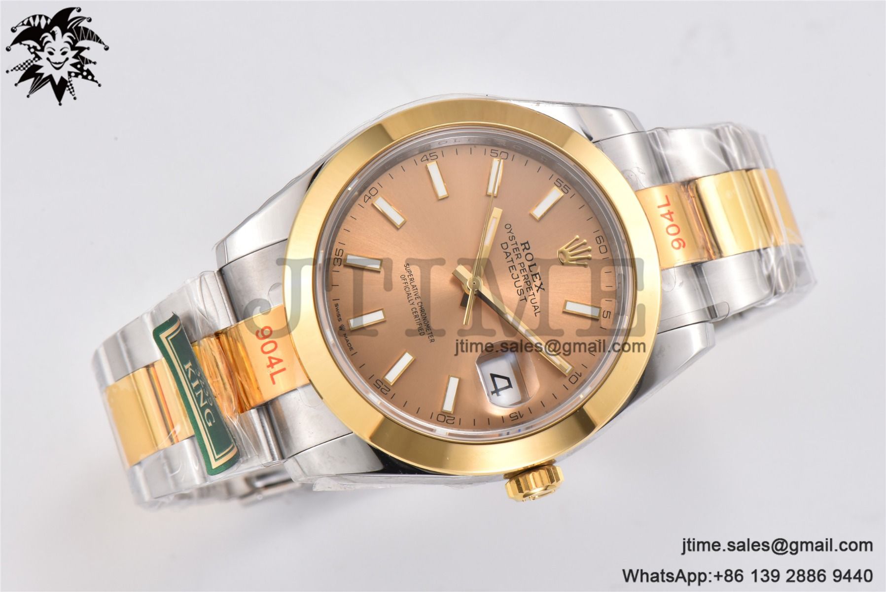DateJust 41 YG Polished Bezel KING 1:1 Best Edition 904L Steel YG Stick Dial on SS/YG Oyster Bracelet VR3235 - Image 11