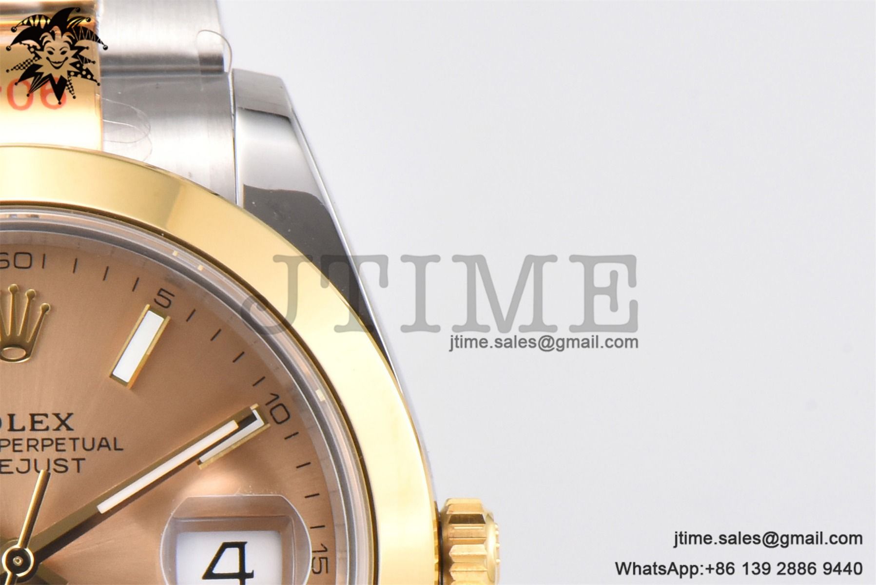DateJust 41 YG Polished Bezel KING 1:1 Best Edition 904L Steel YG Stick Dial on SS/YG Oyster Bracelet VR3235 - Image 4
