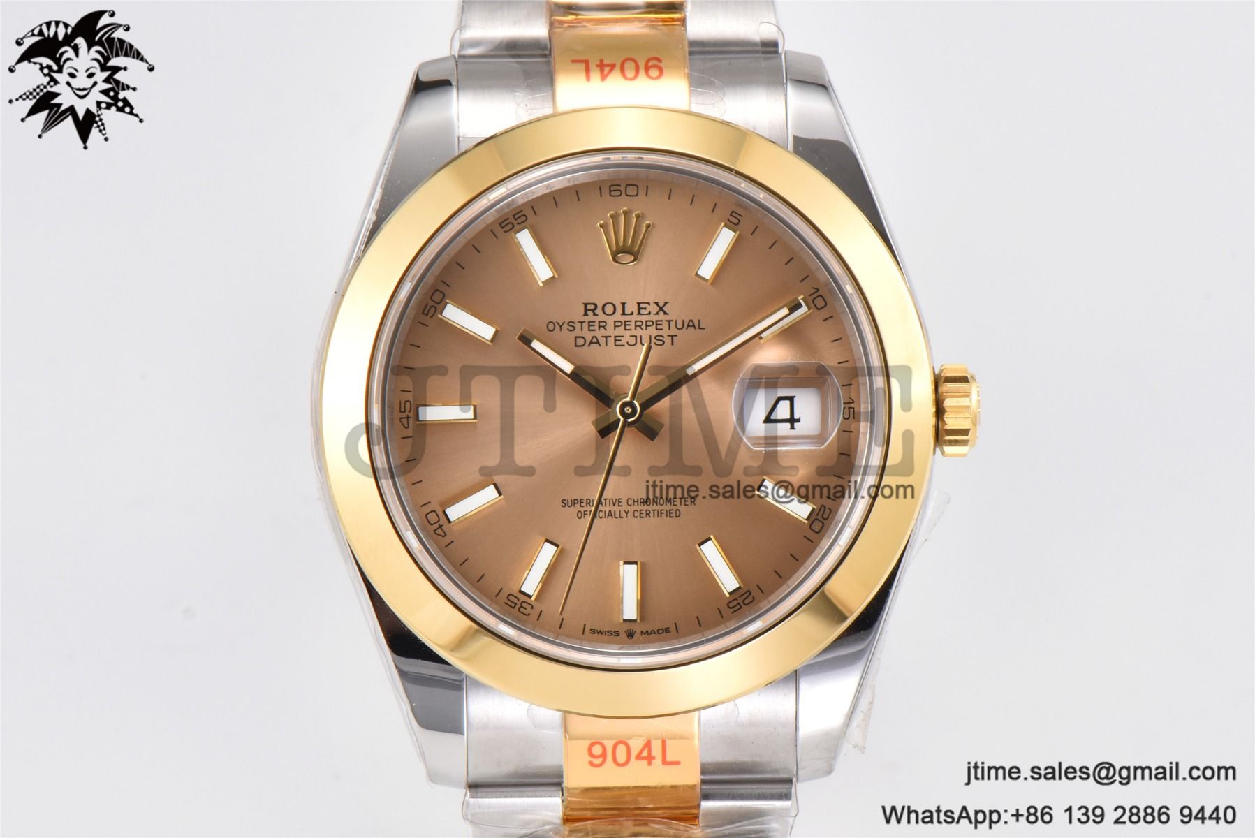 DateJust 41 YG Polished Bezel KING 1:1 Best Edition 904L Steel YG Stick Dial on SS/YG Oyster Bracelet VR3235 - Image 12