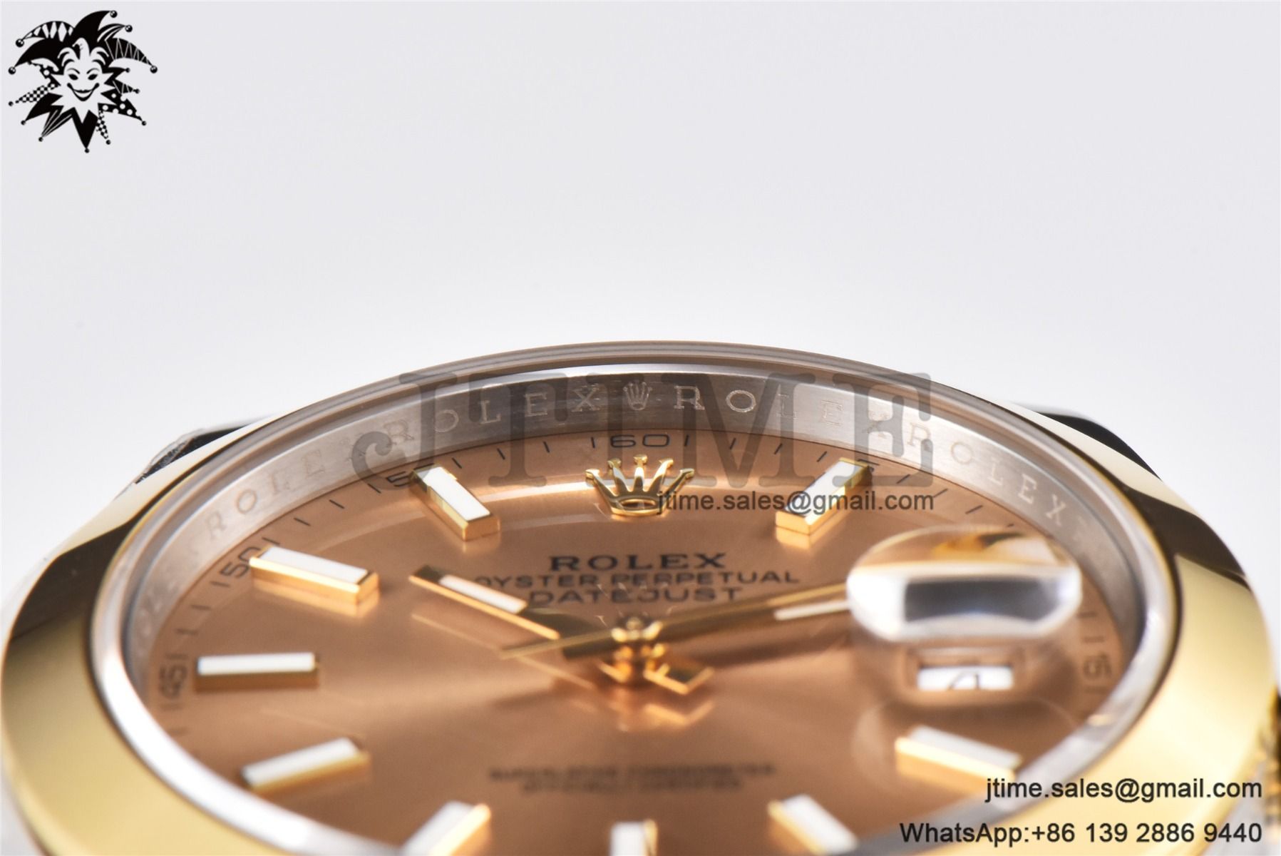 DateJust 41 YG Polished Bezel KING 1:1 Best Edition 904L Steel YG Stick Dial on SS/YG Oyster Bracelet VR3235 - Image 8