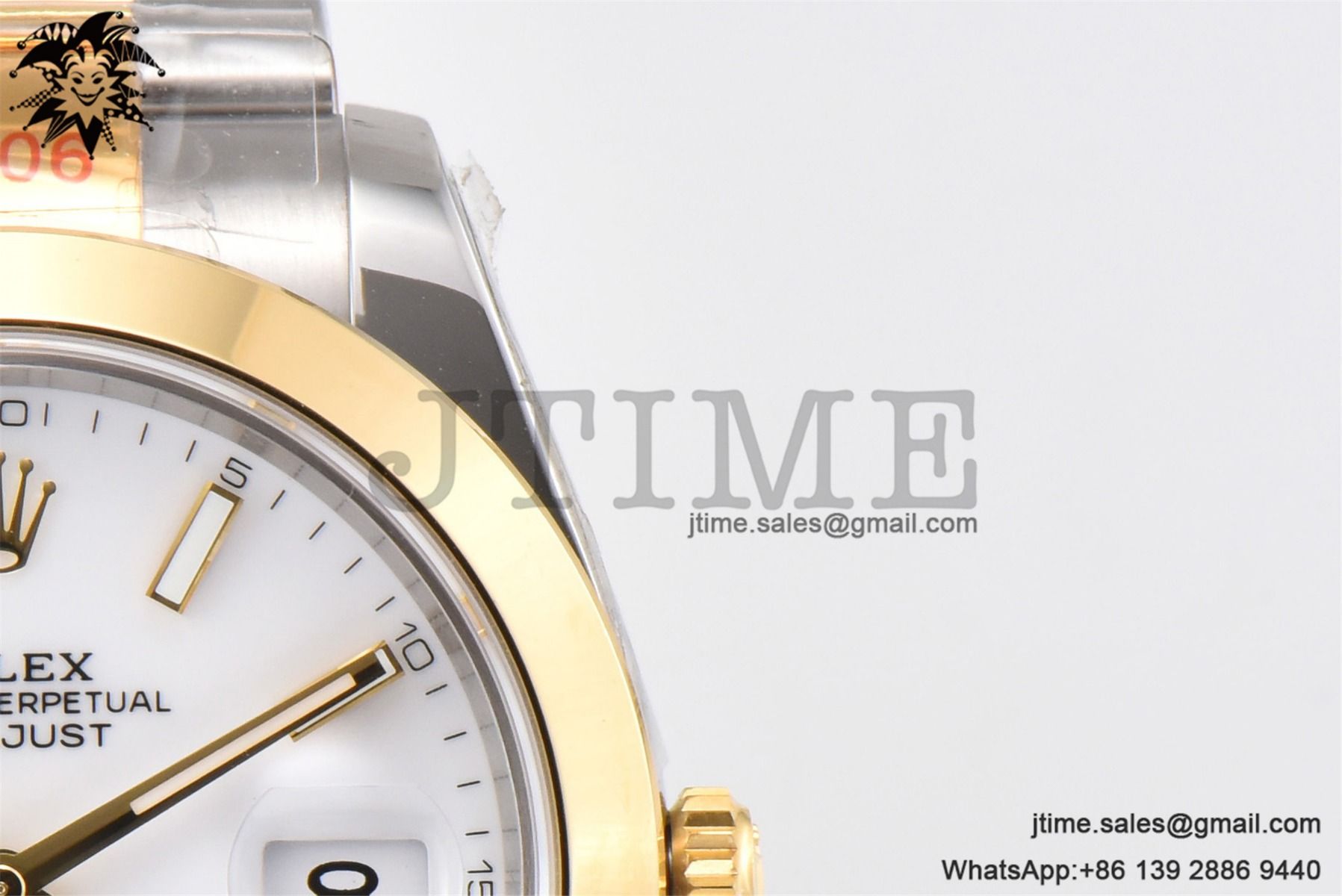 DateJust 41 YG Polished Bezel KING 1:1 Best Edition 904L Steel White Stick Dial on SS/YG Oyster Bracelet VR3235 - Image 15
