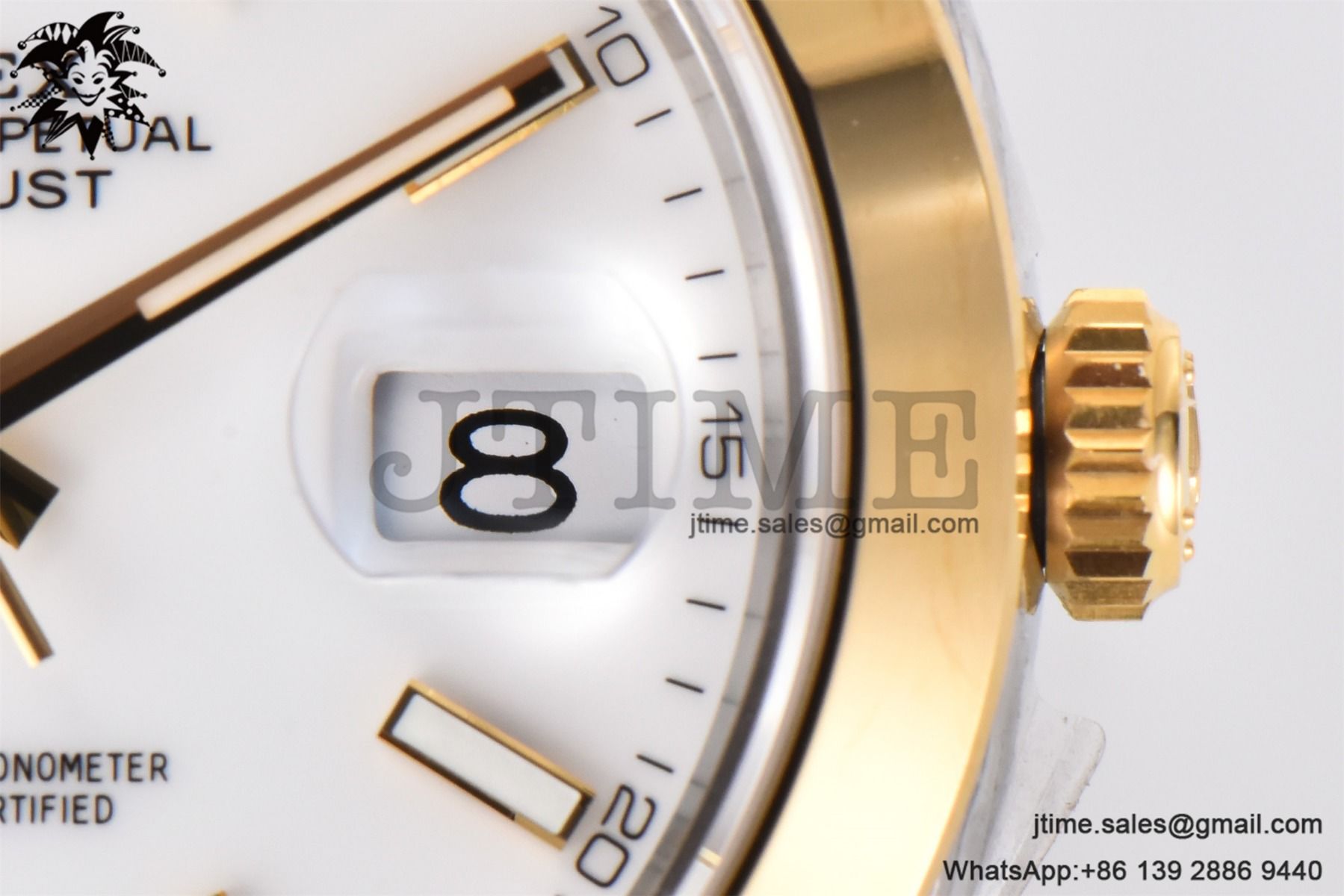DateJust 41 YG Polished Bezel KING 1:1 Best Edition 904L Steel White Stick Dial on SS/YG Oyster Bracelet VR3235 - Image 12