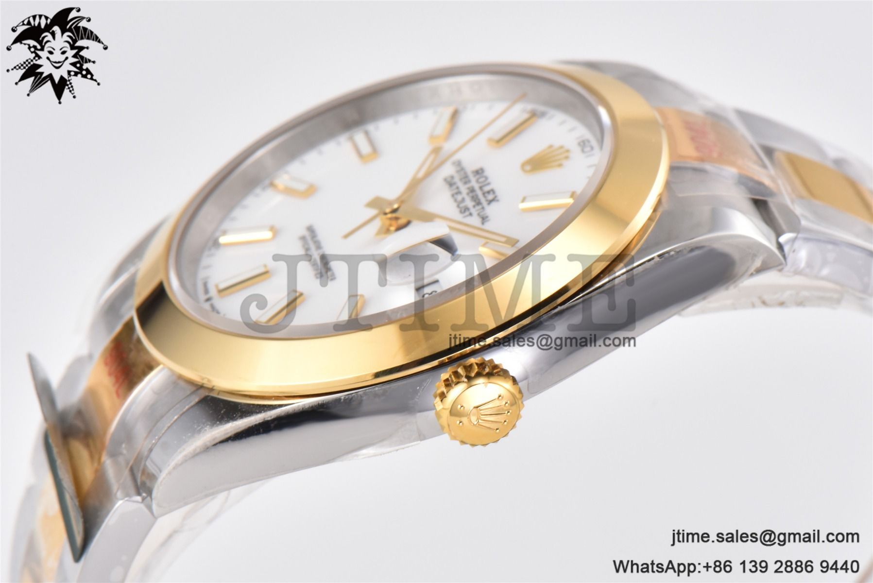 DateJust 41 YG Polished Bezel KING 1:1 Best Edition 904L Steel White Stick Dial on SS/YG Oyster Bracelet VR3235 - Image 11