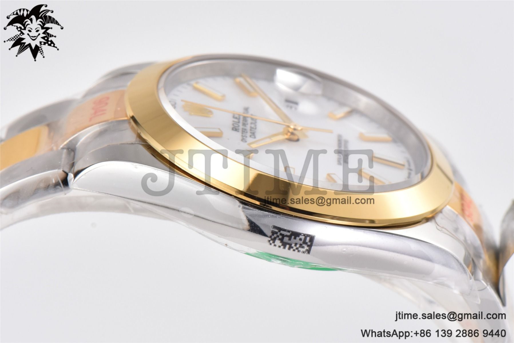 DateJust 41 YG Polished Bezel KING 1:1 Best Edition 904L Steel White Stick Dial on SS/YG Oyster Bracelet VR3235 - Image 7