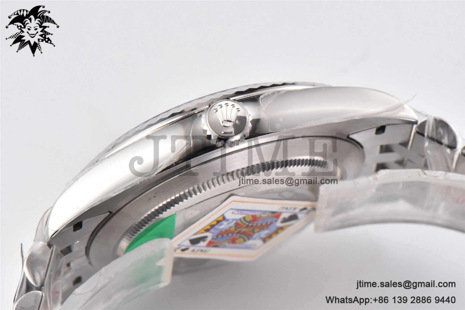 DateJust 41 SS Fluted Bezel KING 1:1 Best Edition 904L Steel Blue Stick Dial on Jubilee Bracelet VR3235 - Image 15