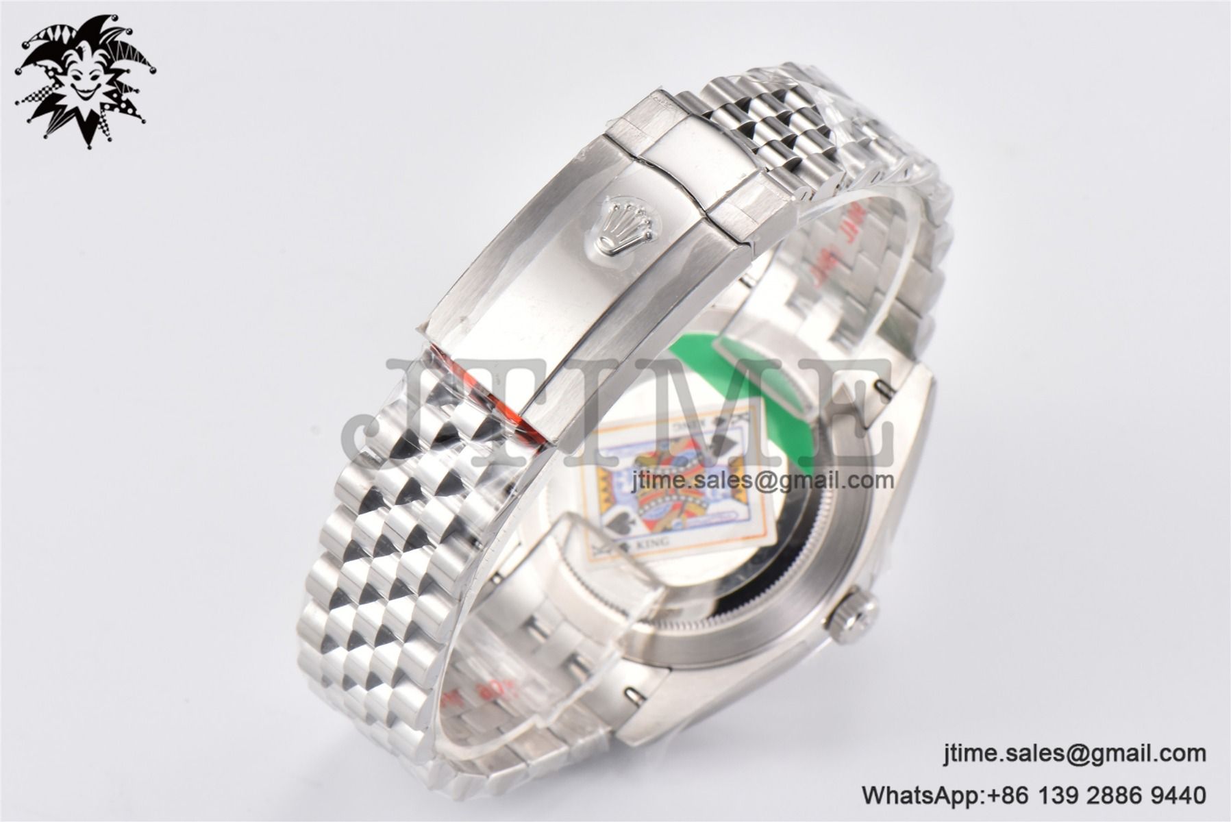 DateJust 41 SS Fluted Bezel KING 1:1 Best Edition 904L Steel Blue Stick Dial on Jubilee Bracelet VR3235 - Image 16
