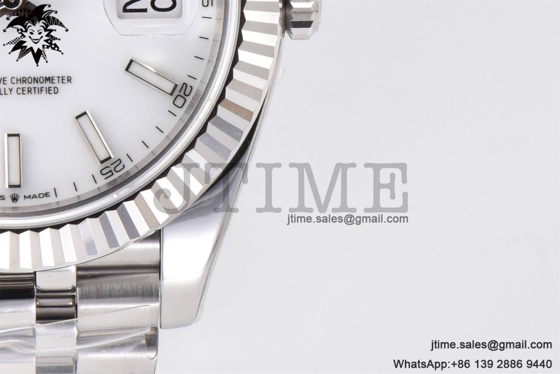 DateJust 41 SS Fluted Bezel KING 1:1 Best Edition 904L Steel White Stick Dial on Jubilee Bracelet VR3235 - Image 12