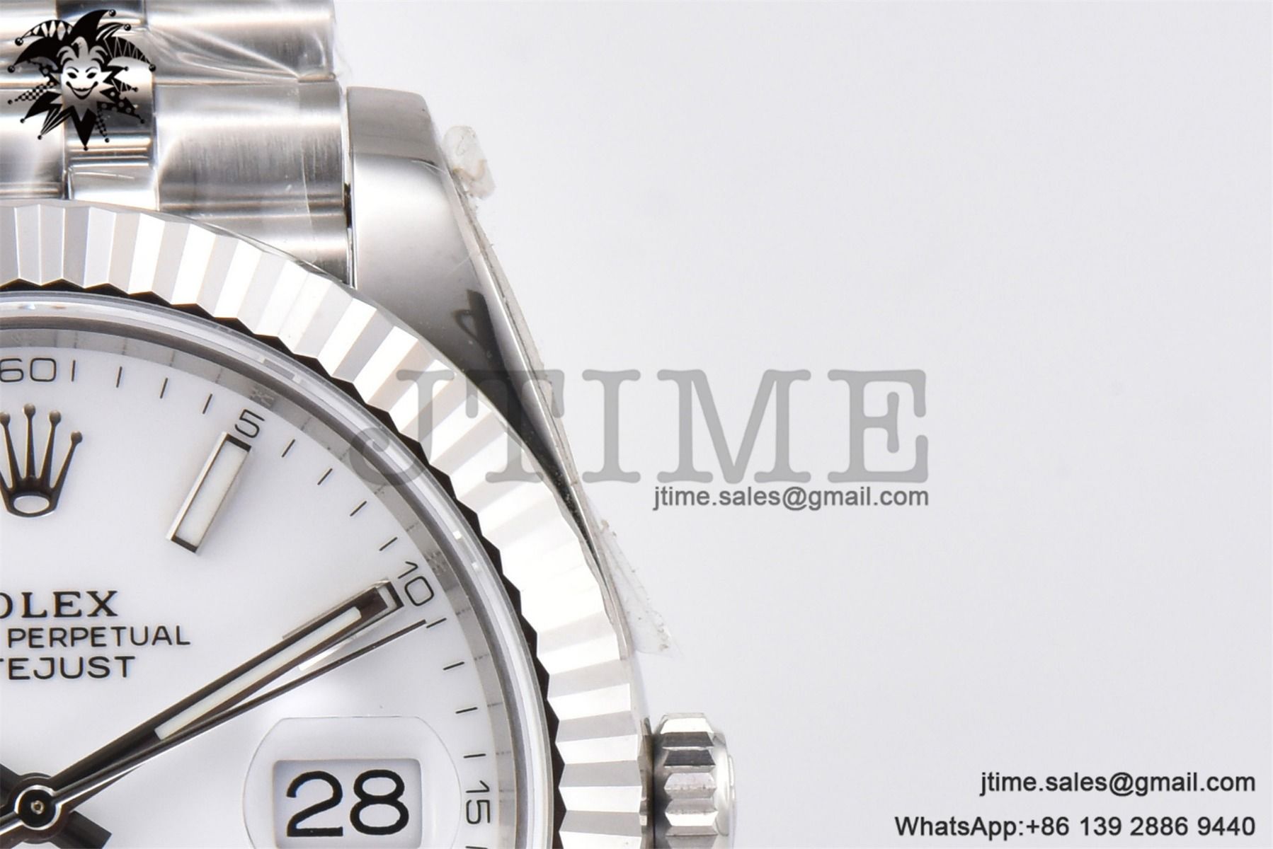 DateJust 41 SS Fluted Bezel KING 1:1 Best Edition 904L Steel White Stick Dial on Jubilee Bracelet VR3235 - Image 10