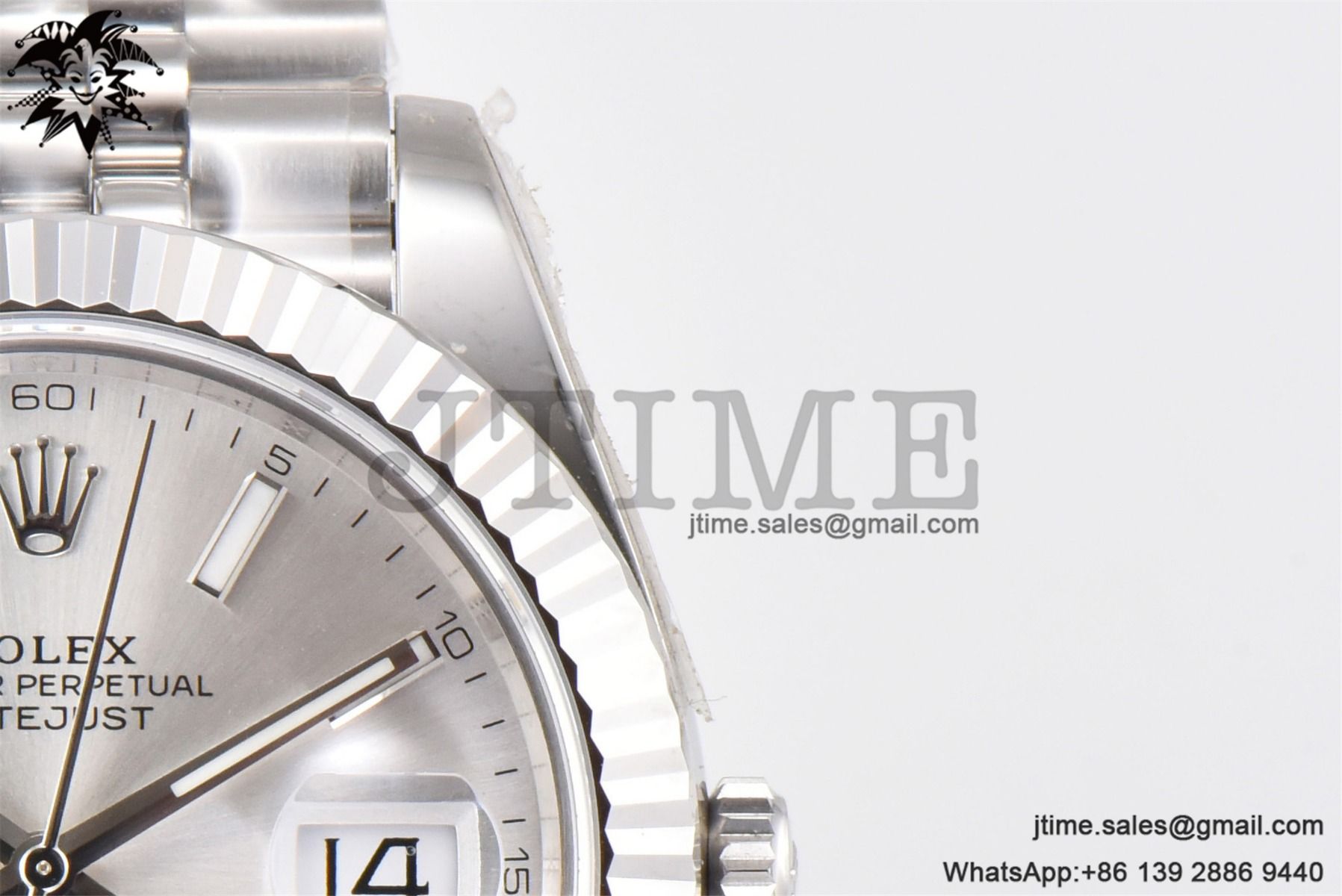 DateJust 41 SS Fluted Bezel KING 1:1 Best Edition 904L Steel Silver Stick Dial on Jubilee Bracelet VR3235 - Image 8