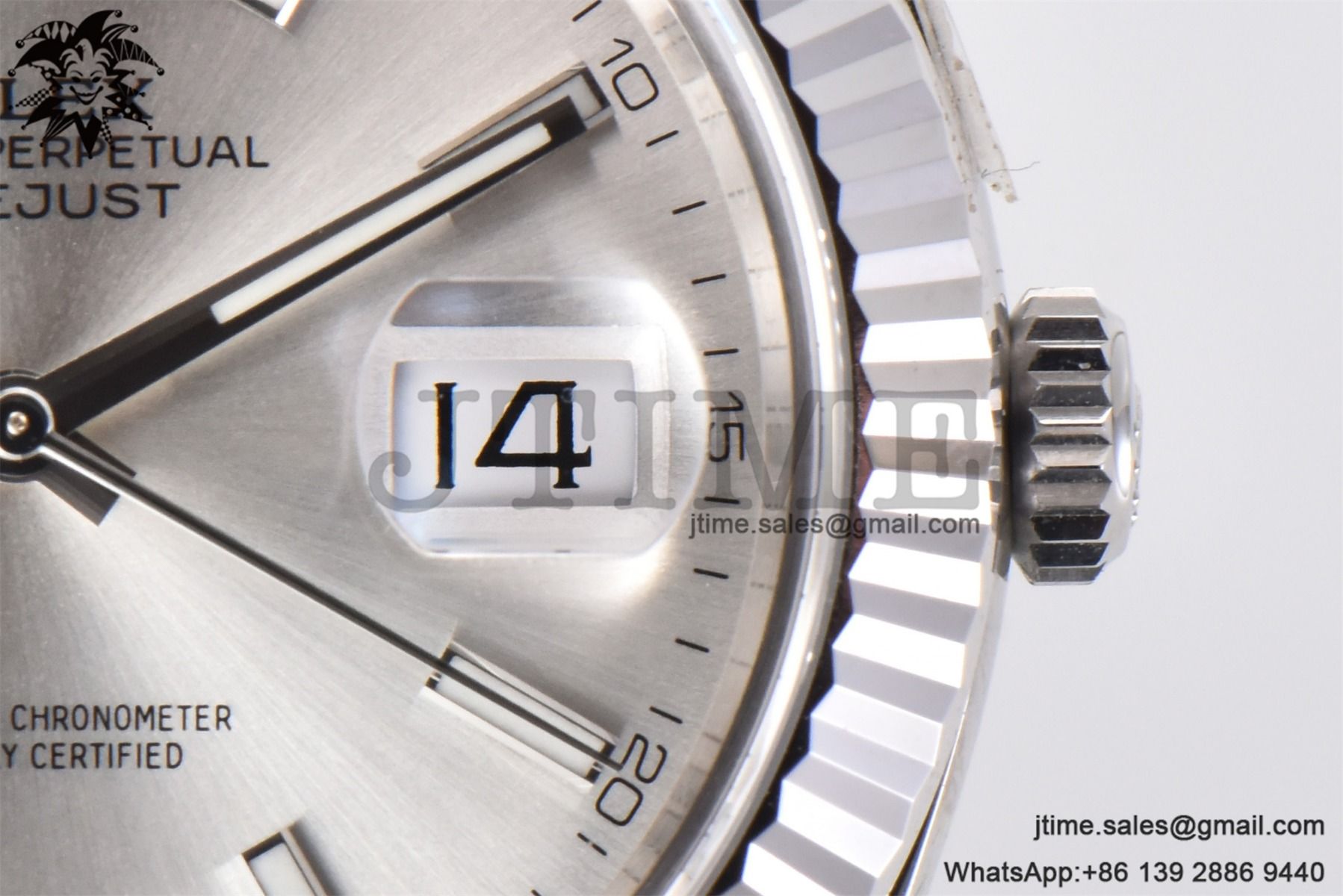 DateJust 41 SS Fluted Bezel KING 1:1 Best Edition 904L Steel Silver Stick Dial on Jubilee Bracelet VR3235 - Image 12