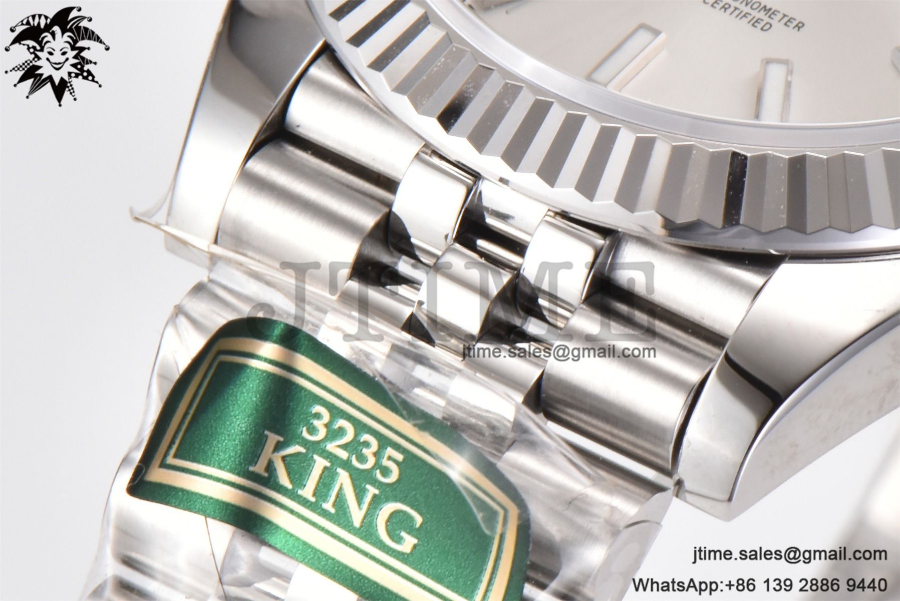 DateJust 41 SS Fluted Bezel KING 1:1 Best Edition 904L Steel Silver Stick Dial on Jubilee Bracelet VR3235 - Image 14
