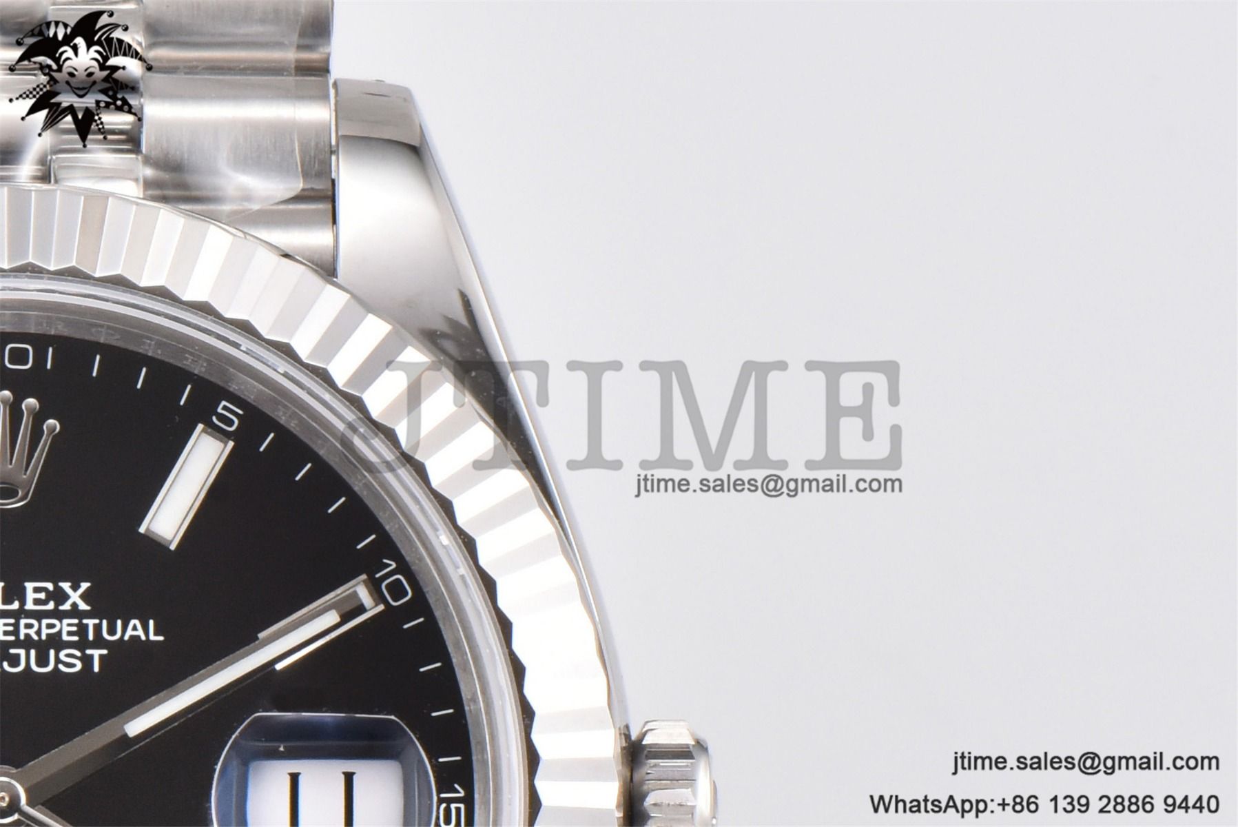 DateJust 41 SS Fluted Bezel KING 1:1 Best Edition 904L Steel Black Stick Dial on Jubilee Bracelet VR3235 - Image 15
