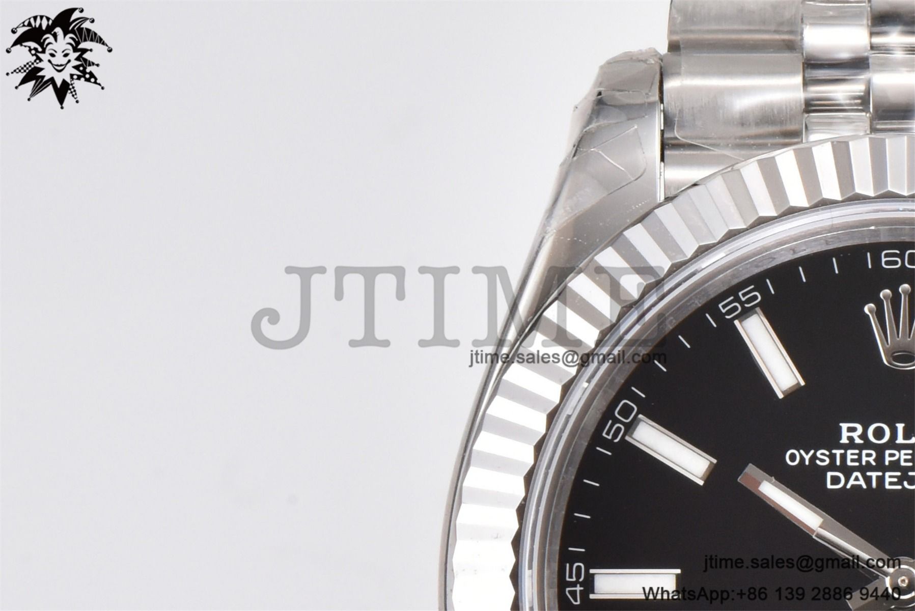 DateJust 41 SS Fluted Bezel KING 1:1 Best Edition 904L Steel Black Stick Dial on Jubilee Bracelet VR3235 - Image 11
