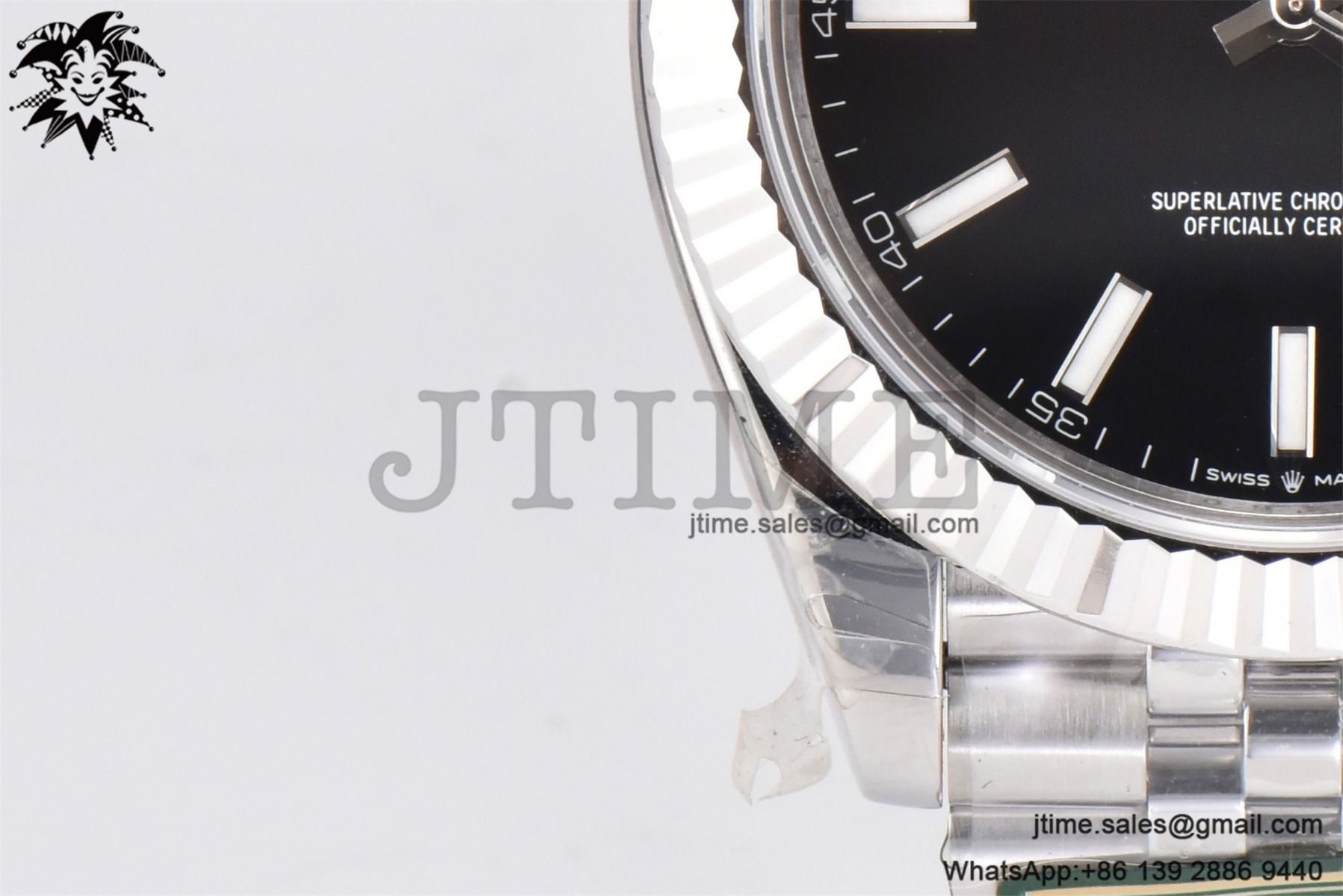 DateJust 41 SS Fluted Bezel KING 1:1 Best Edition 904L Steel Black Stick Dial on Jubilee Bracelet VR3235 - Image 13