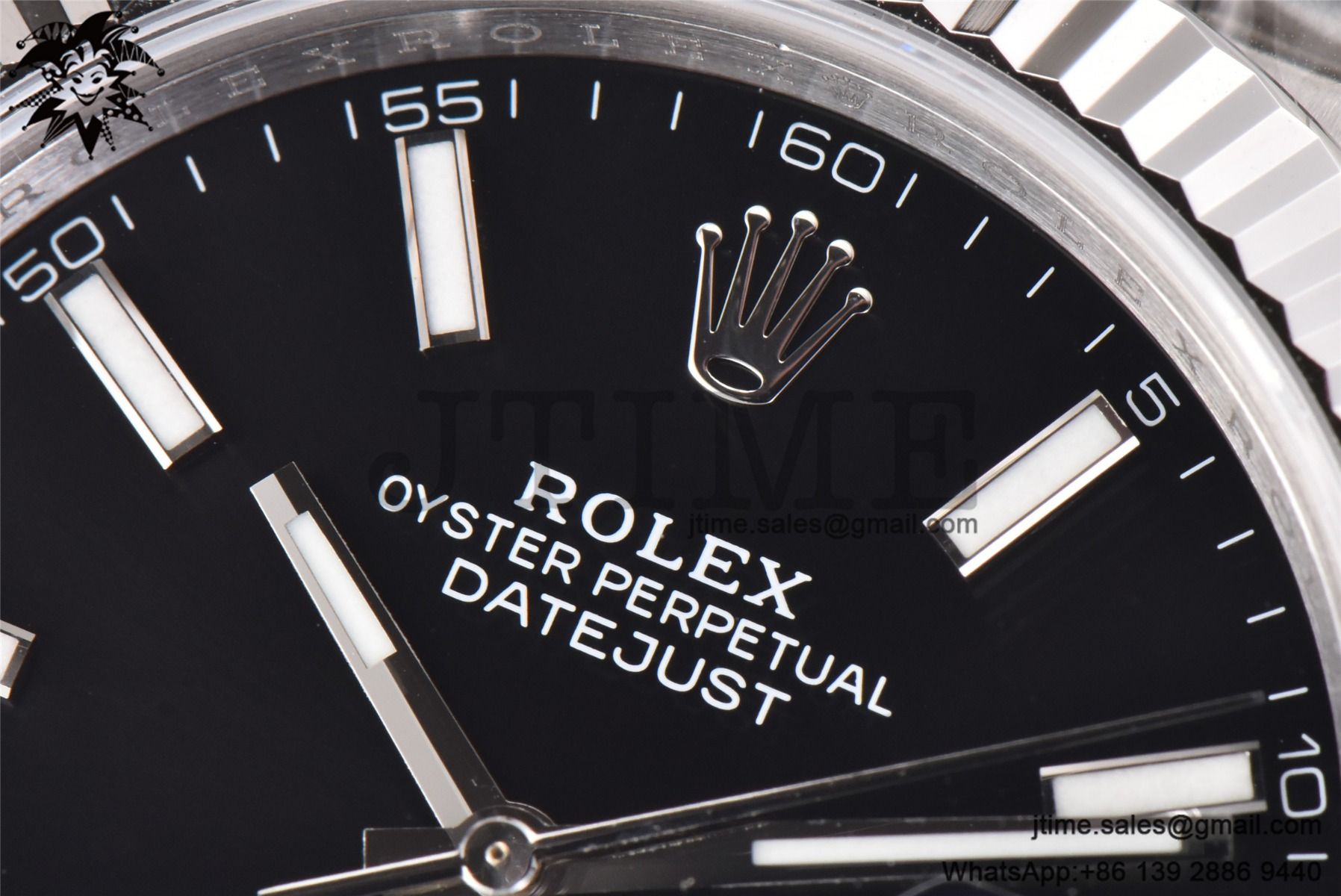 DateJust 41 SS Fluted Bezel KING 1:1 Best Edition 904L Steel Black Stick Dial on Jubilee Bracelet VR3235 - Image 14