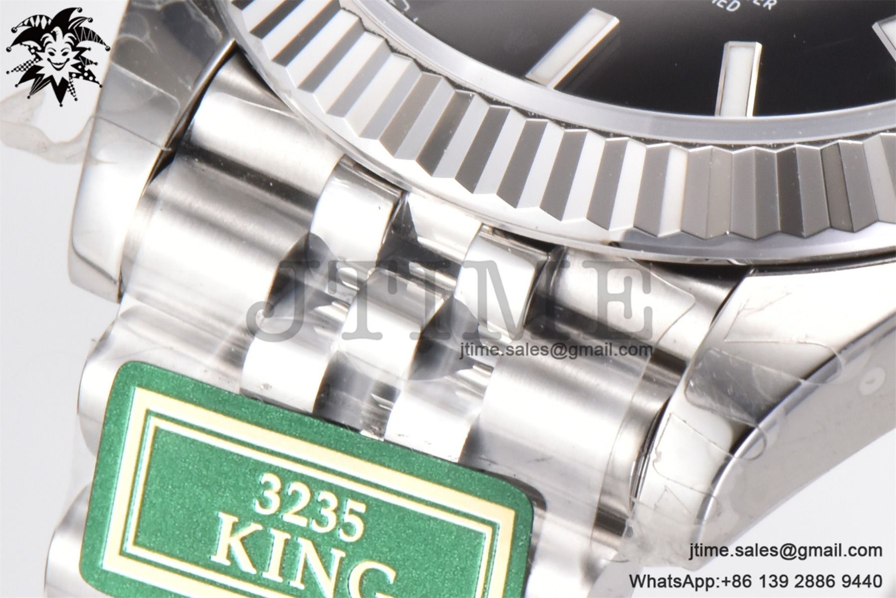 DateJust 41 SS Fluted Bezel KING 1:1 Best Edition 904L Steel Black Stick Dial on Jubilee Bracelet VR3235 - Image 17