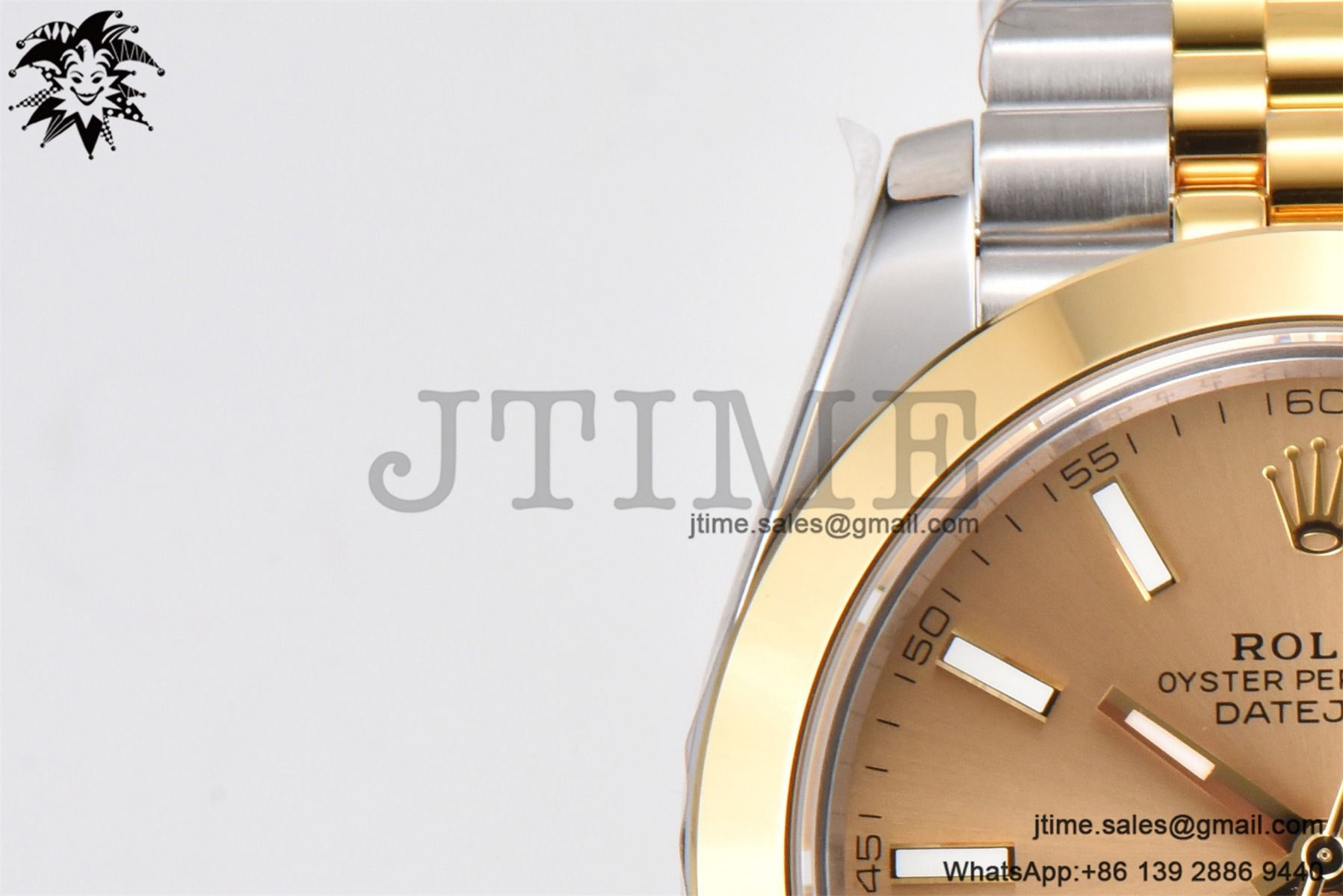 DateJust 41 YG Polished Bezel KING 1:1 Best Edition 904L Steel YG Stick Dial on SS/YG Jubilee Bracelet VR3235 - Image 10