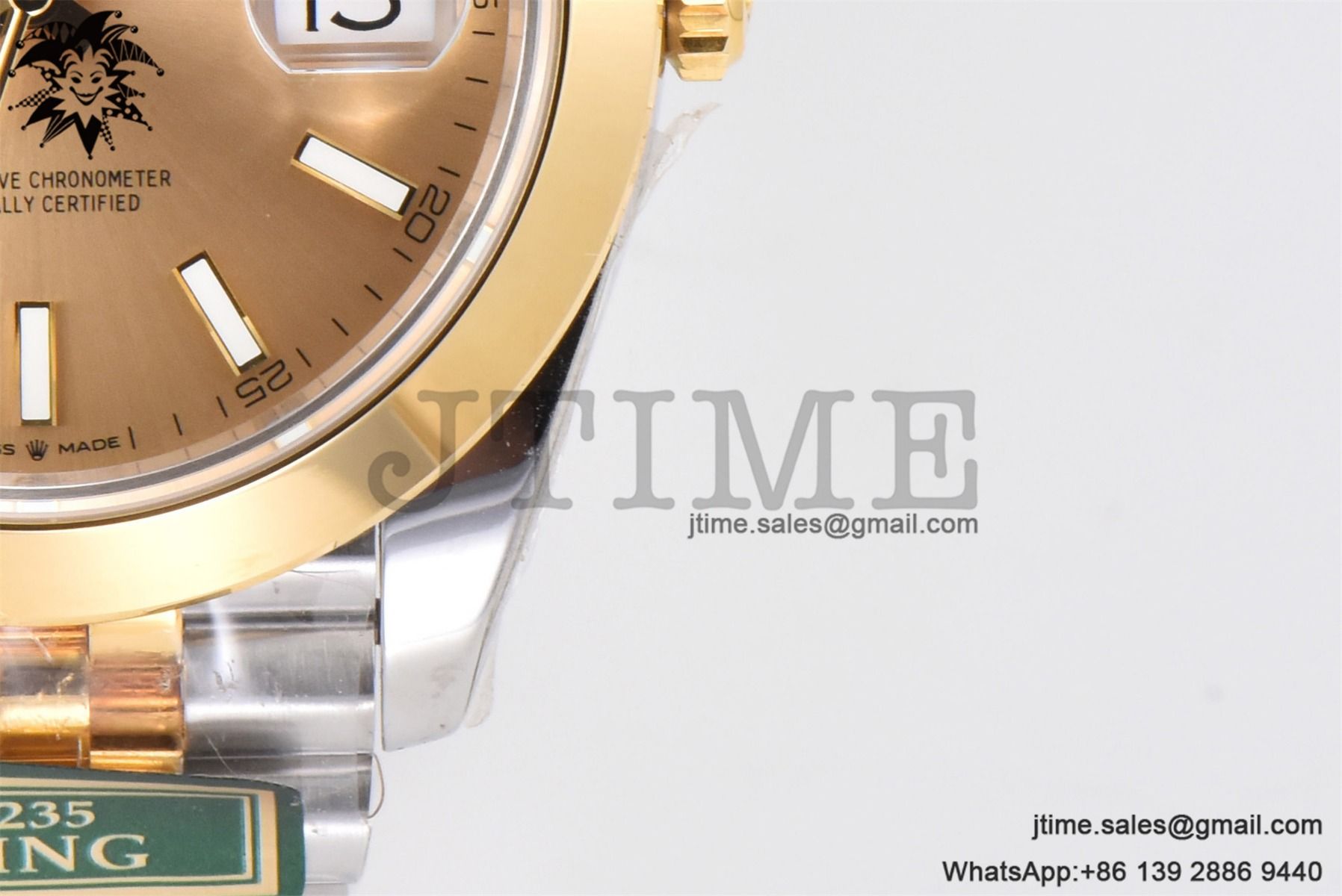 DateJust 41 YG Polished Bezel KING 1:1 Best Edition 904L Steel YG Stick Dial on SS/YG Jubilee Bracelet VR3235 - Image 11