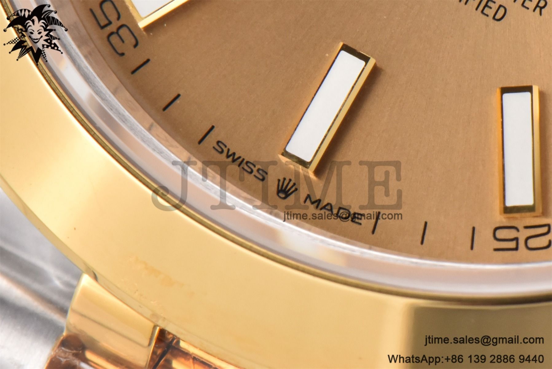 DateJust 41 YG Polished Bezel KING 1:1 Best Edition 904L Steel YG Stick Dial on SS/YG Jubilee Bracelet VR3235 - Image 14