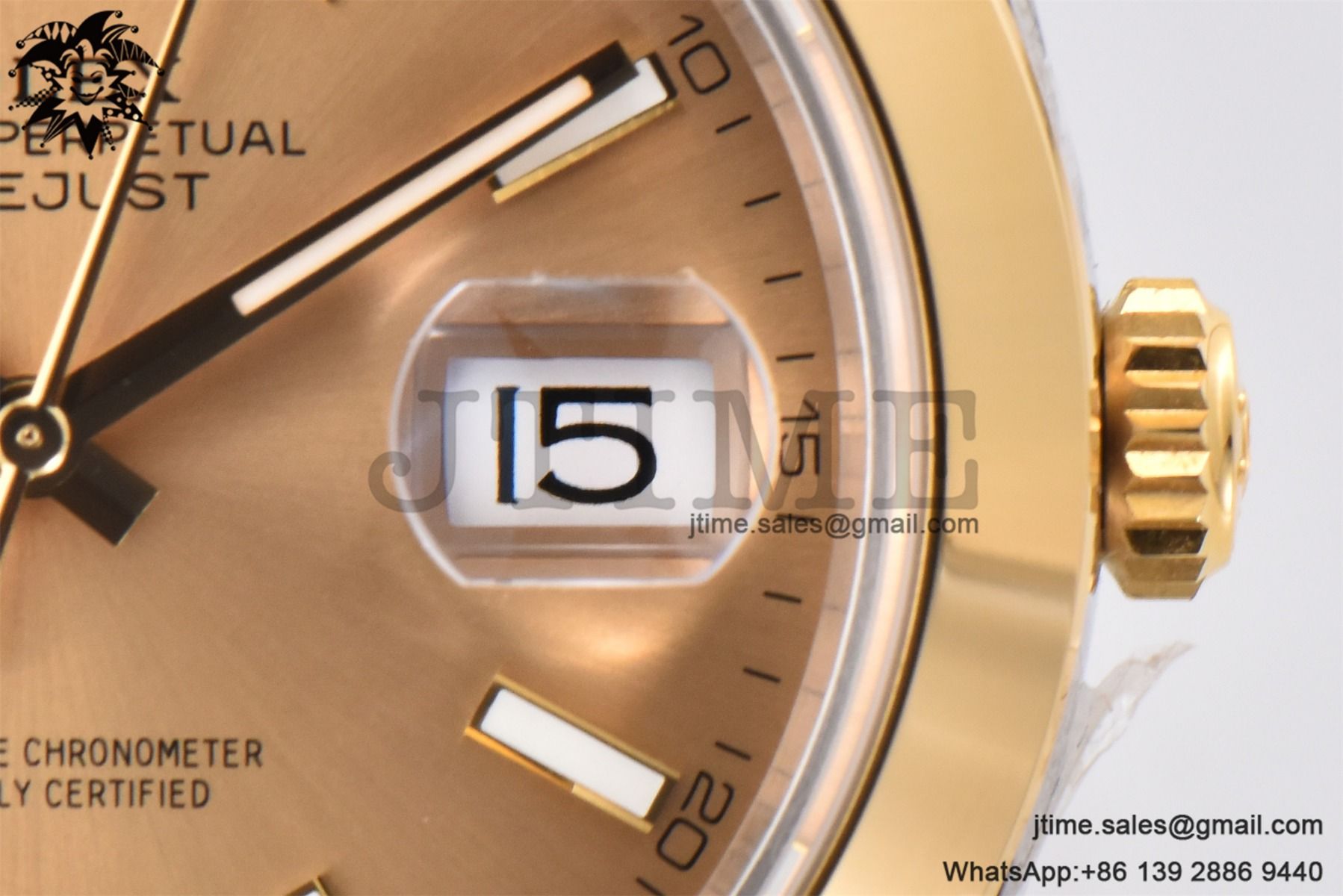 DateJust 41 YG Polished Bezel KING 1:1 Best Edition 904L Steel YG Stick Dial on SS/YG Jubilee Bracelet VR3235 - Image 15