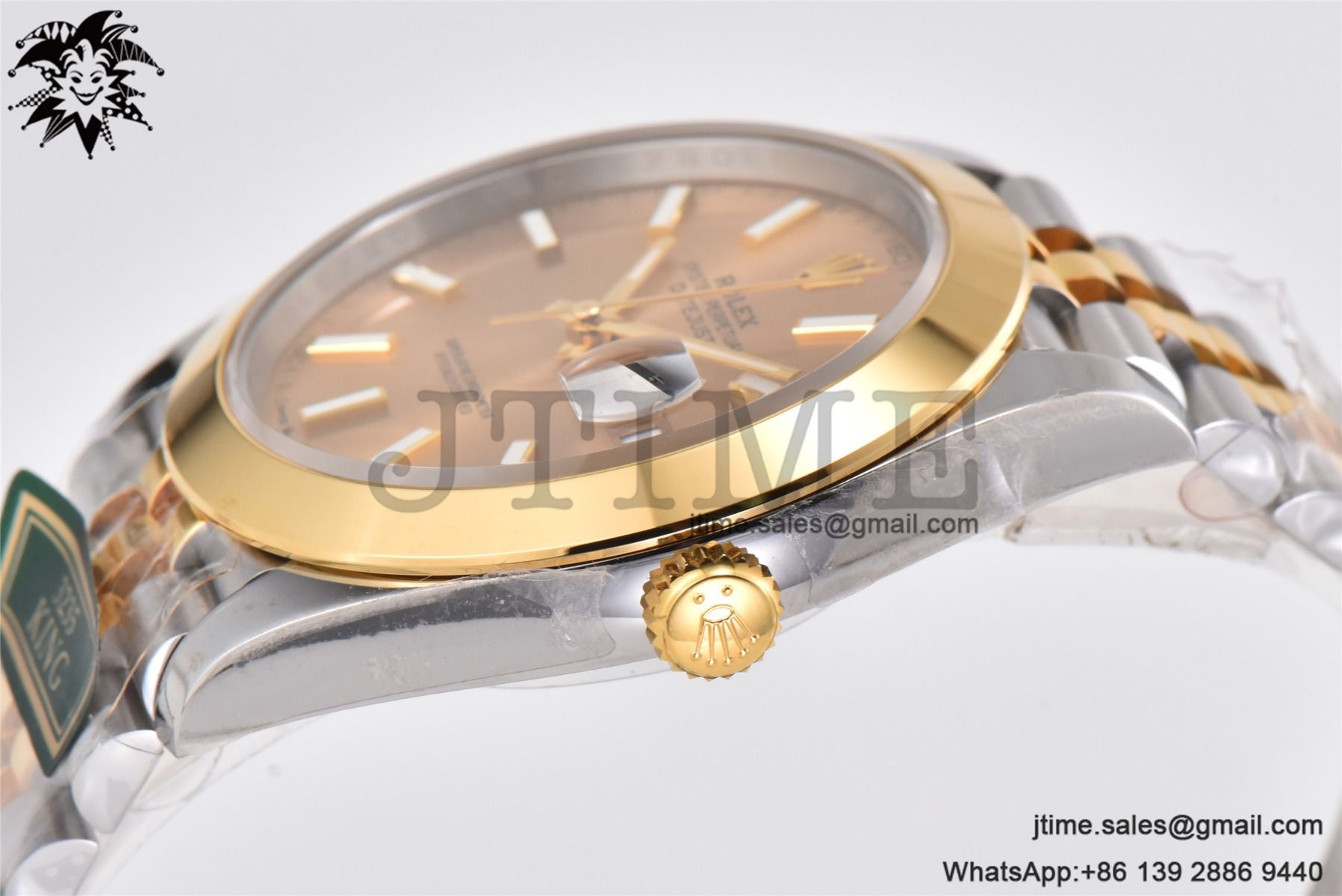 DateJust 41 YG Polished Bezel KING 1:1 Best Edition 904L Steel YG Stick Dial on SS/YG Jubilee Bracelet VR3235 - Image 7