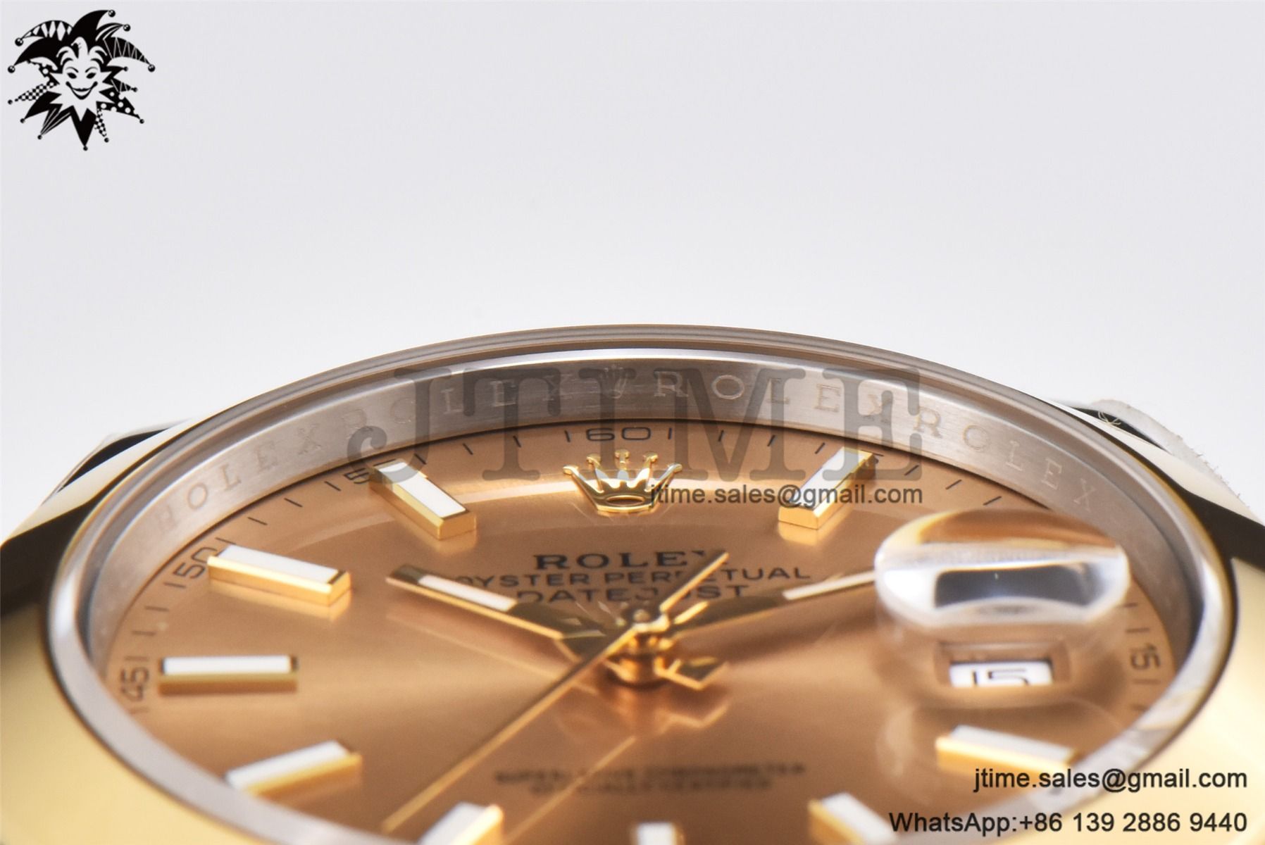 DateJust 41 YG Polished Bezel KING 1:1 Best Edition 904L Steel YG Stick Dial on SS/YG Jubilee Bracelet VR3235 - Image 9