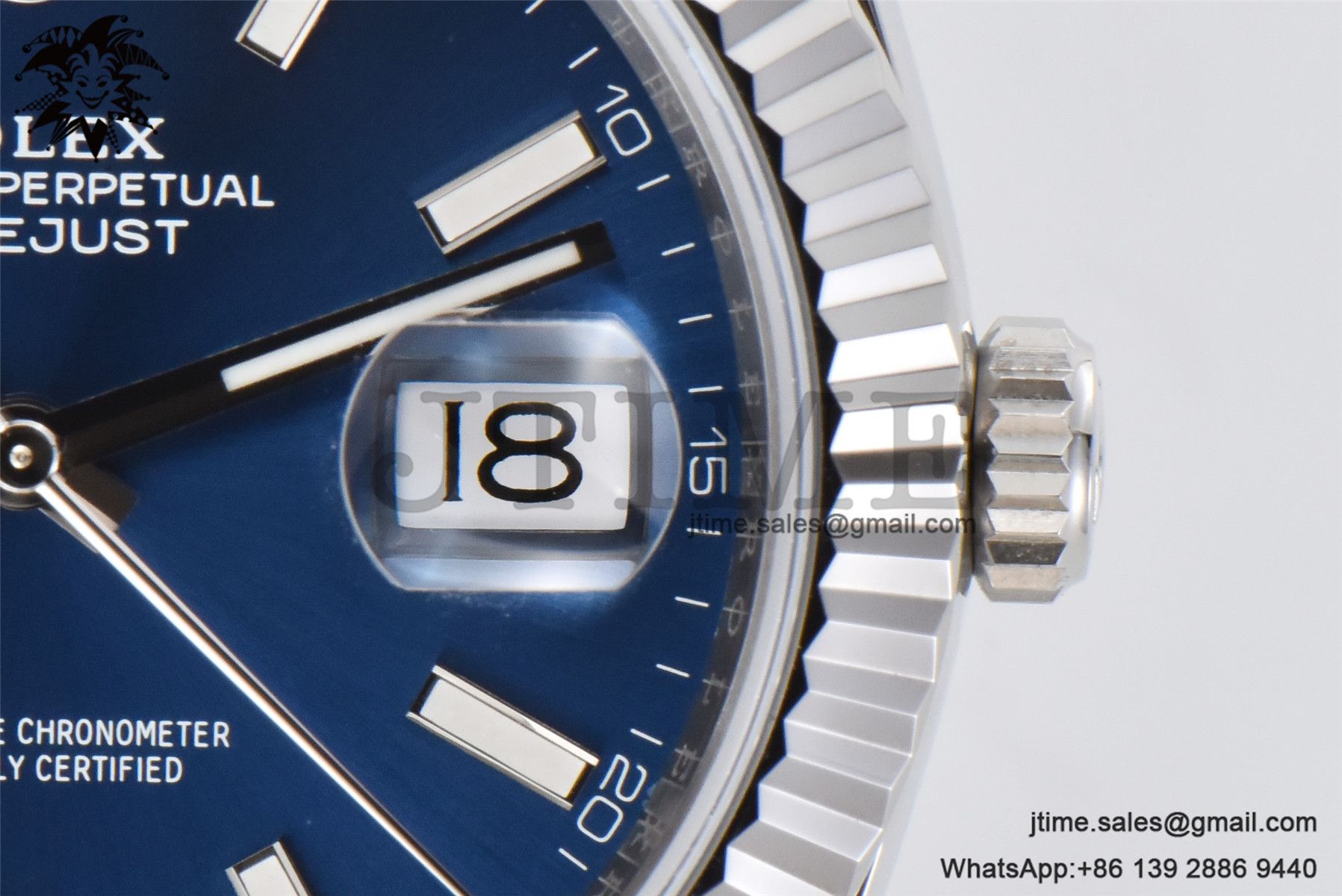 DateJust 126334 904L SS Clean Factory Best Edition Blue Dial on Jubilee Bracelet S3235 - Image 10