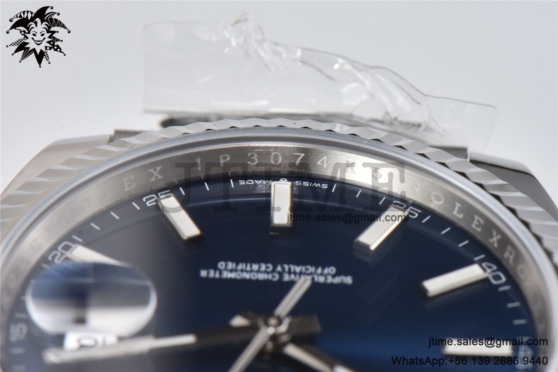 DateJust 126334 904L SS Clean Factory Best Edition Blue Dial on Jubilee Bracelet S3235 - Image 8