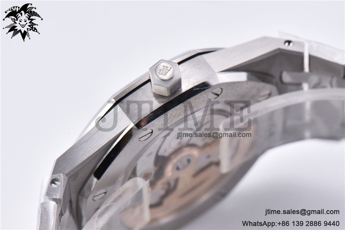 Royal Oak 39mm 15202 SS ZF 1:1 Best Edition Blue Textured Dial on SS Bracelet A2121 - Image 11