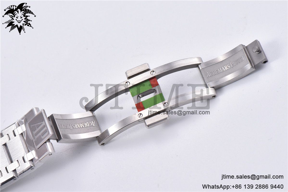 Royal Oak 39mm 15202 SS ZF 1:1 Best Edition Blue Textured Dial on SS Bracelet A2121 - Image 19