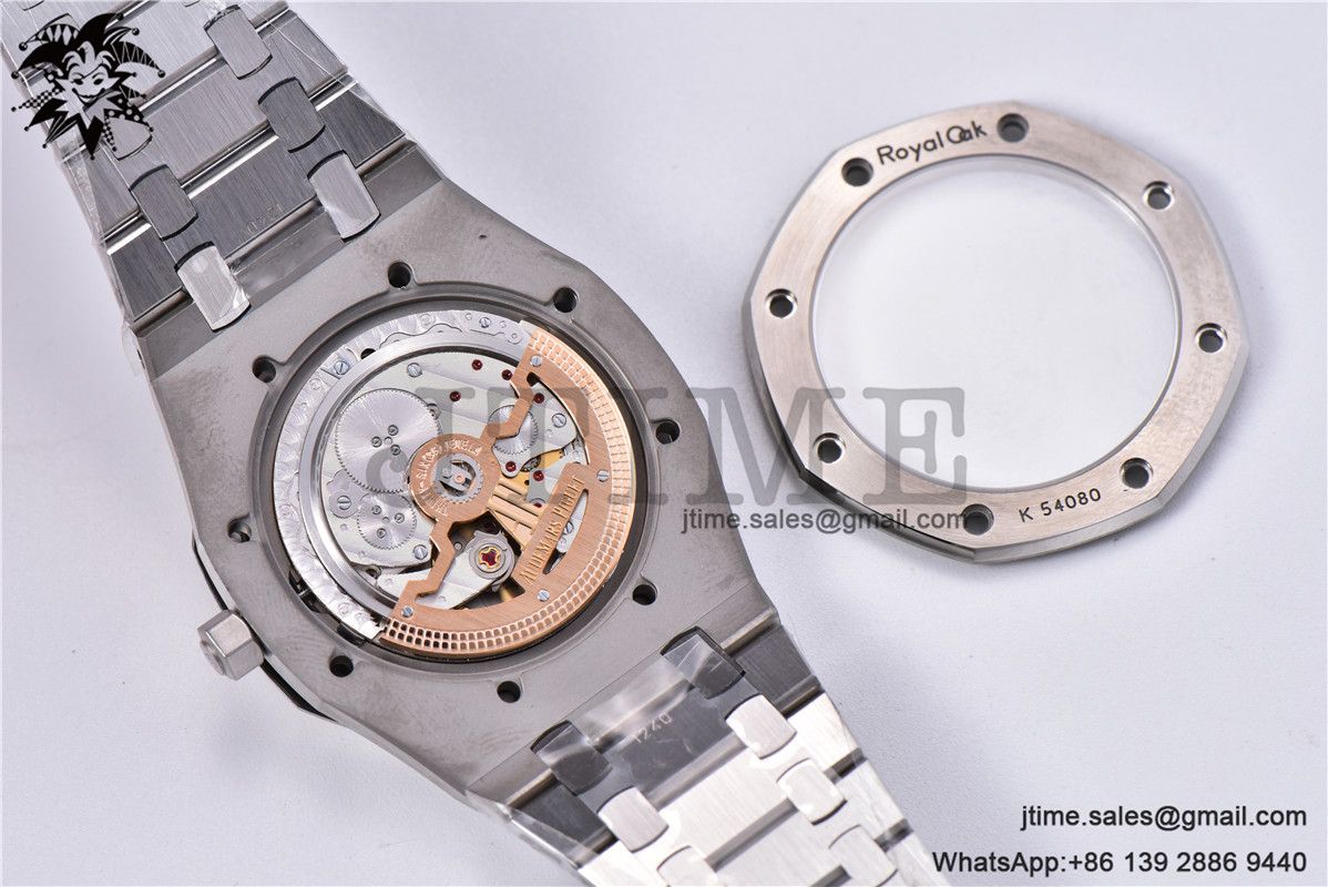 Royal Oak 39mm 15202 SS ZF 1:1 Best Edition Blue Textured Dial on SS Bracelet A2121 - Image 16