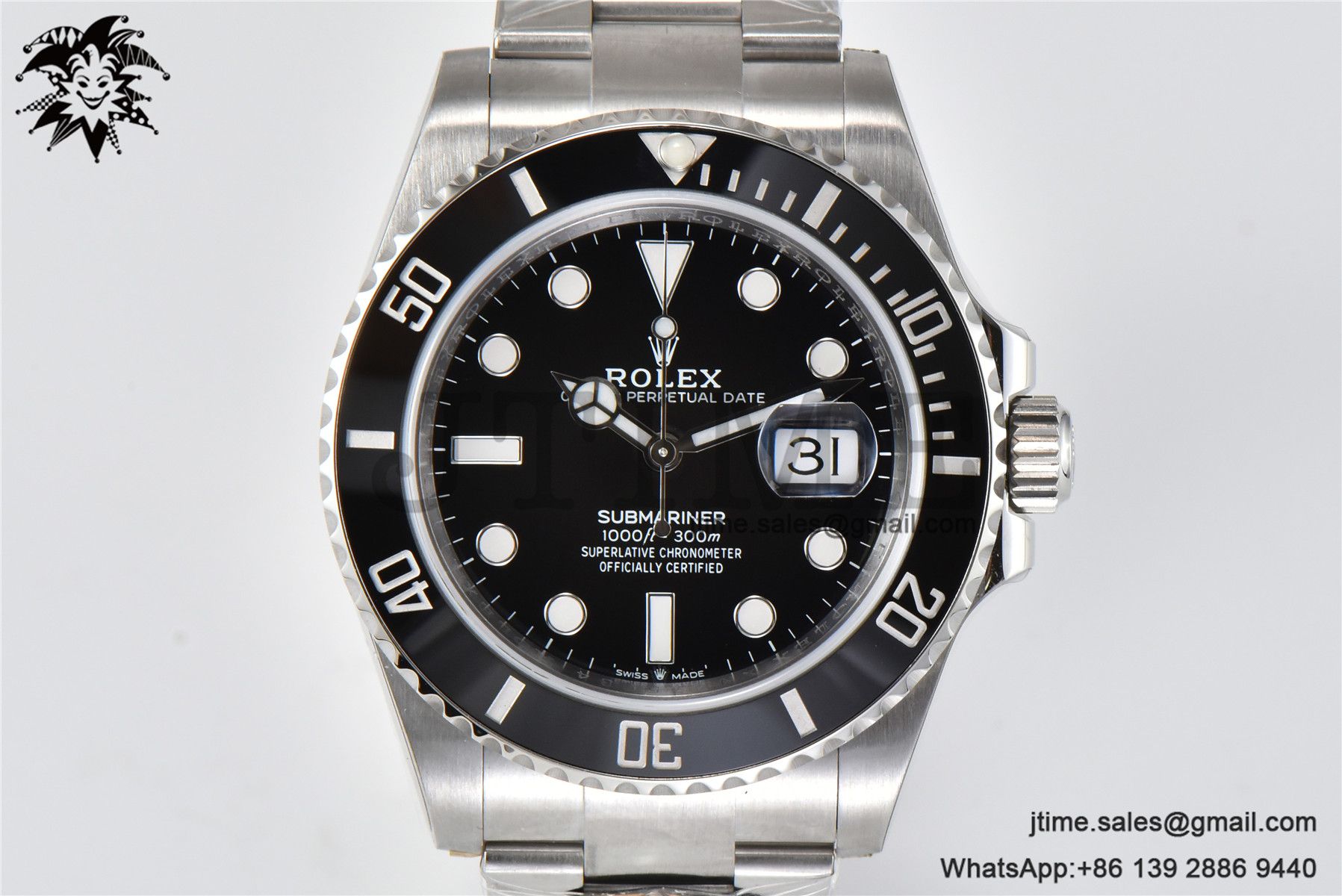 Submariner 41mm 126610 LN Black Ceramic 904L Steel Clean Factory Best Edition S3235 - Image 4